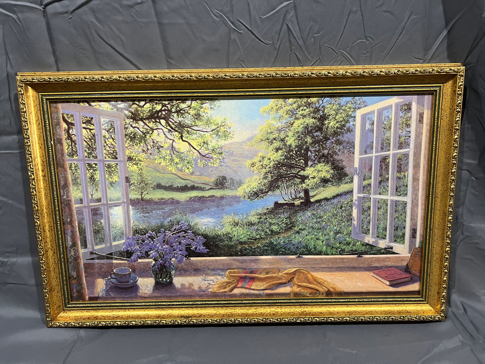 Framed â€œBluebellsâ€ Print: Framed â€œBluebellsâ€ Print. In modern frame. In modern frame