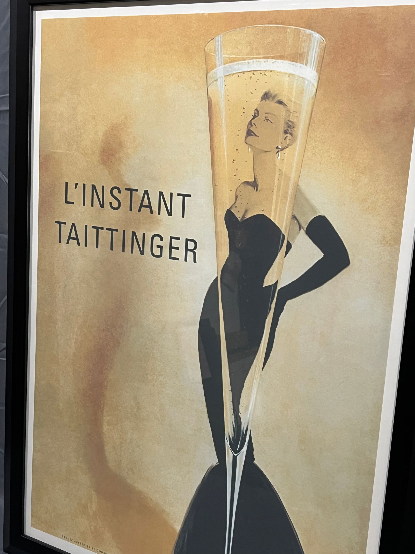 Framed Poster - "instant Taittinger" - 3