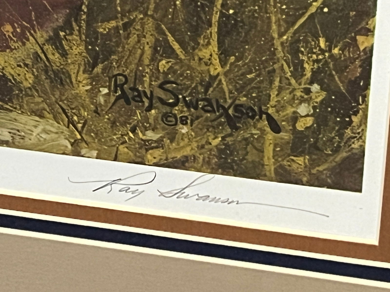 Signed Ray Swanson Print - "Little Apache" - 4