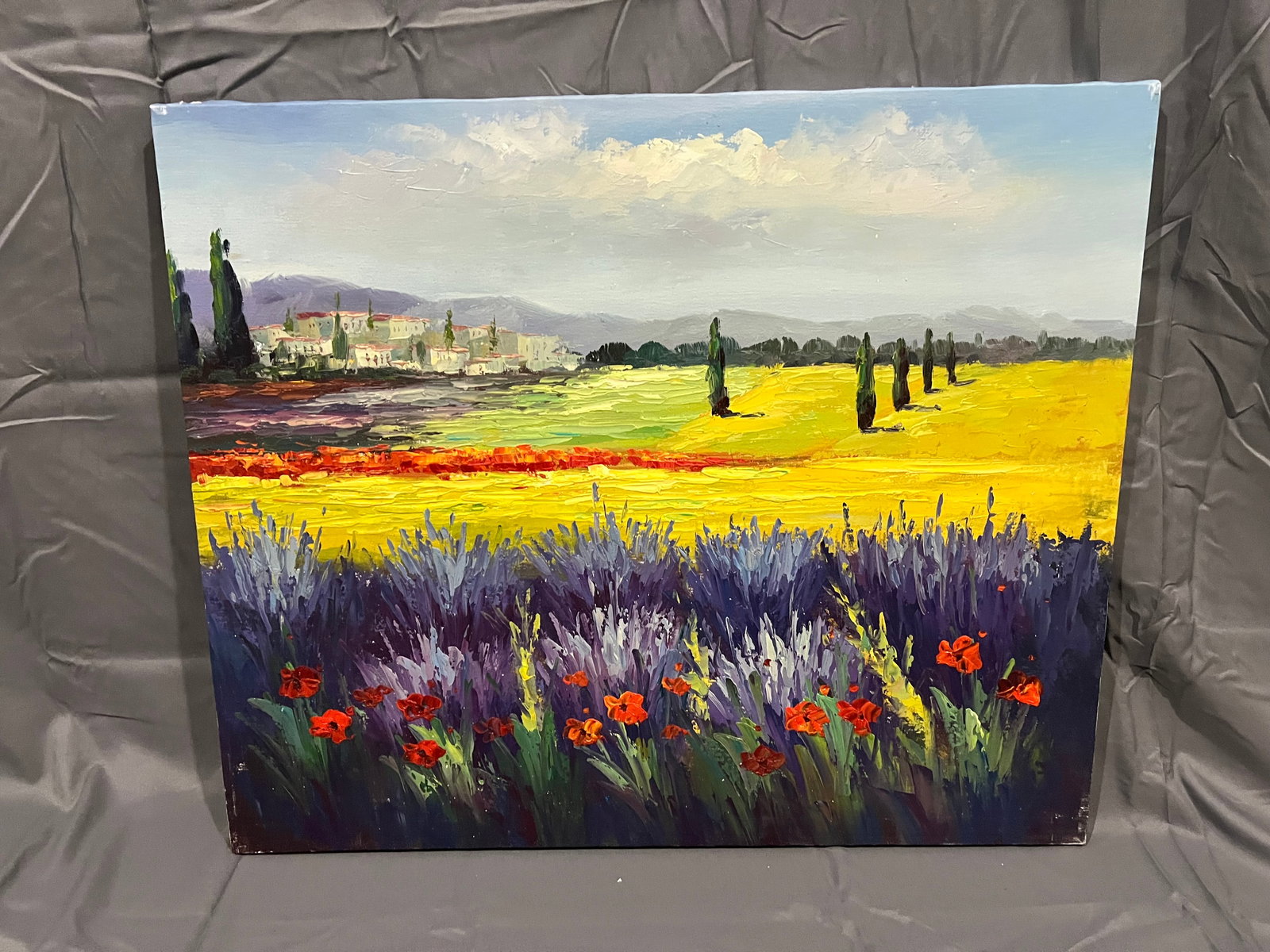 Impressionist Landscape Painting: Impressionist Landscape Painting. No frame. No signature