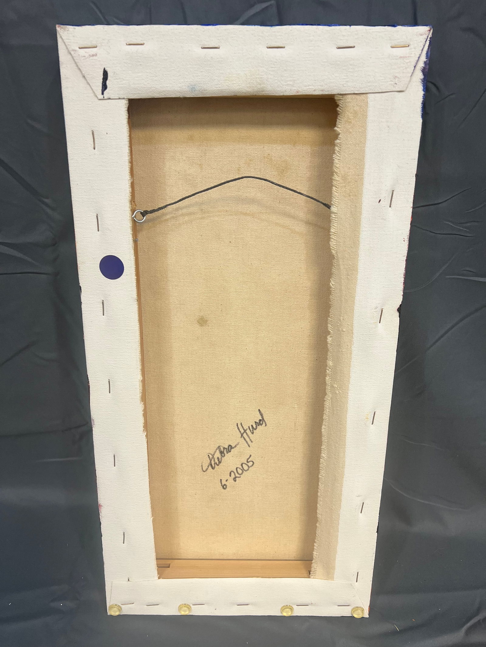 Signed D. Hurd - Palm Tree Scene - 4