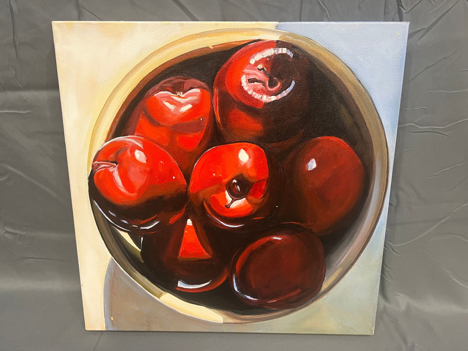 Signed Toni Grote - Apples: Signed Toni Grote - Apples. Signed on back. No frame