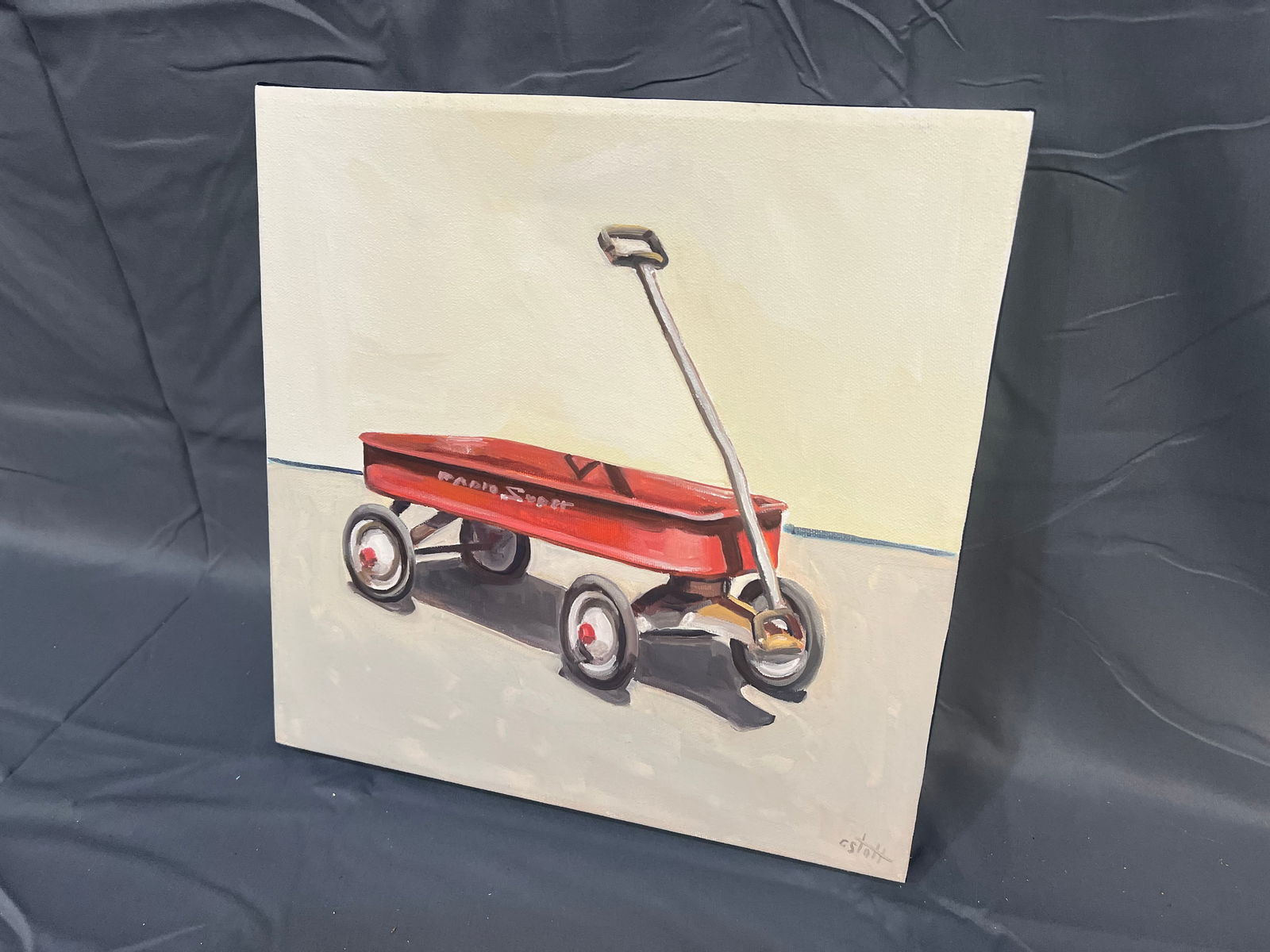 Signed Christopher Stott Canvas - Wagon - 2