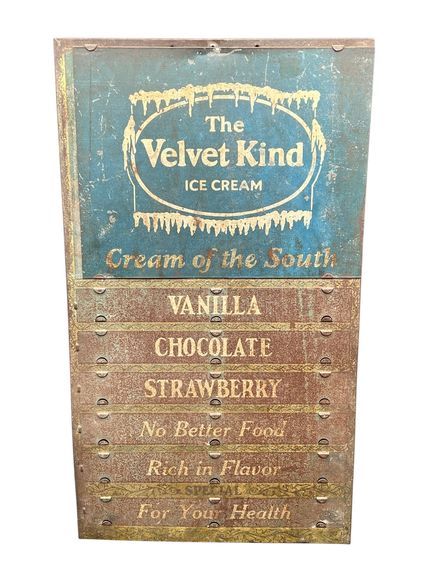 The Velvet Kind Ice Cream Advertising Sign (1 of 5)