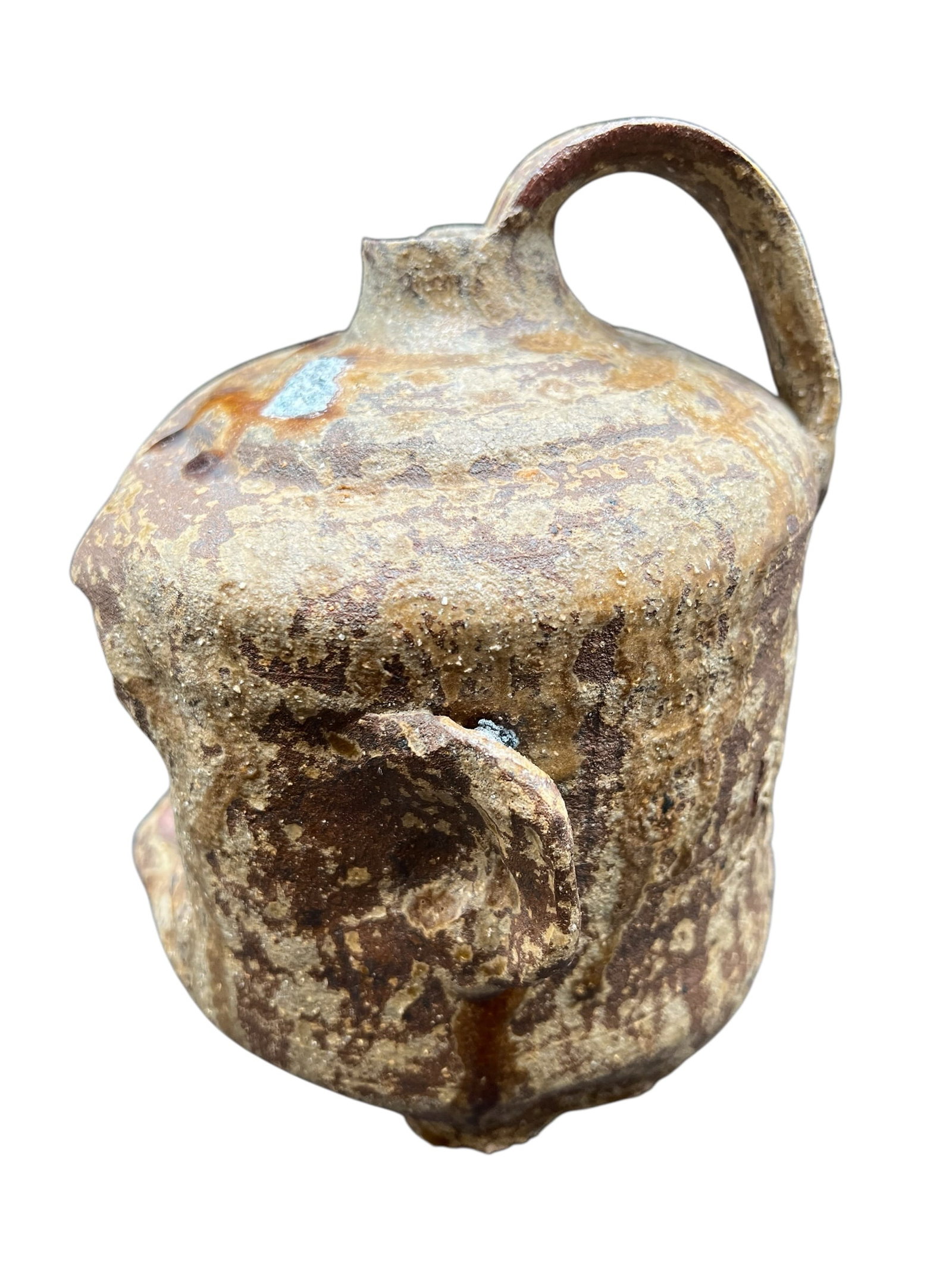 Signed Cornbread #32 Pottery Face Jug - 5