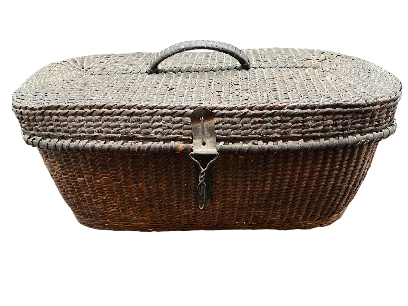 Early Wicker Storage BAsket (1 of 4)