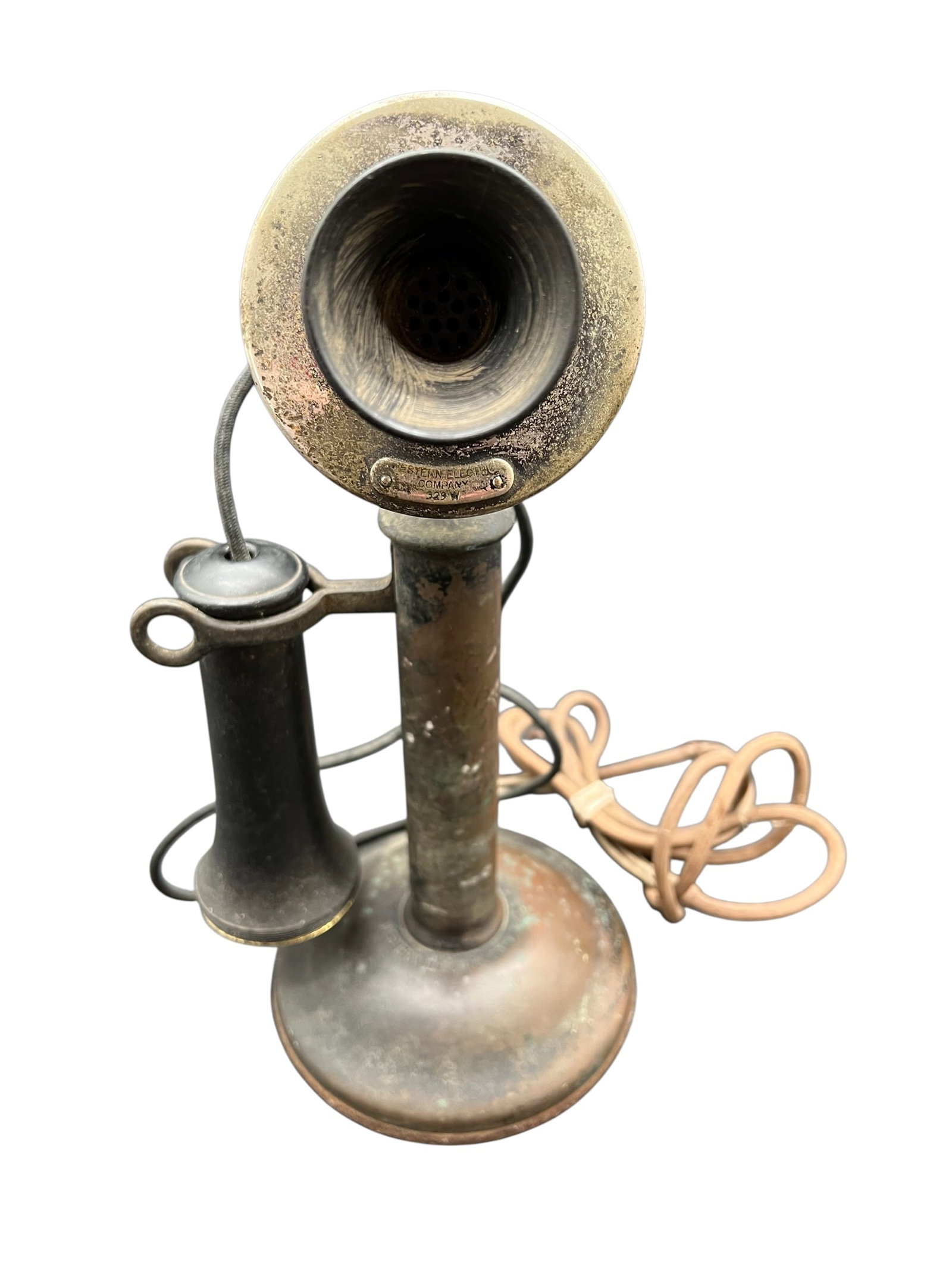 Antique Candlestick Telephone: Antique Candlestick Telephone. Common style of desk phone from the late 1890’s to 1940’s