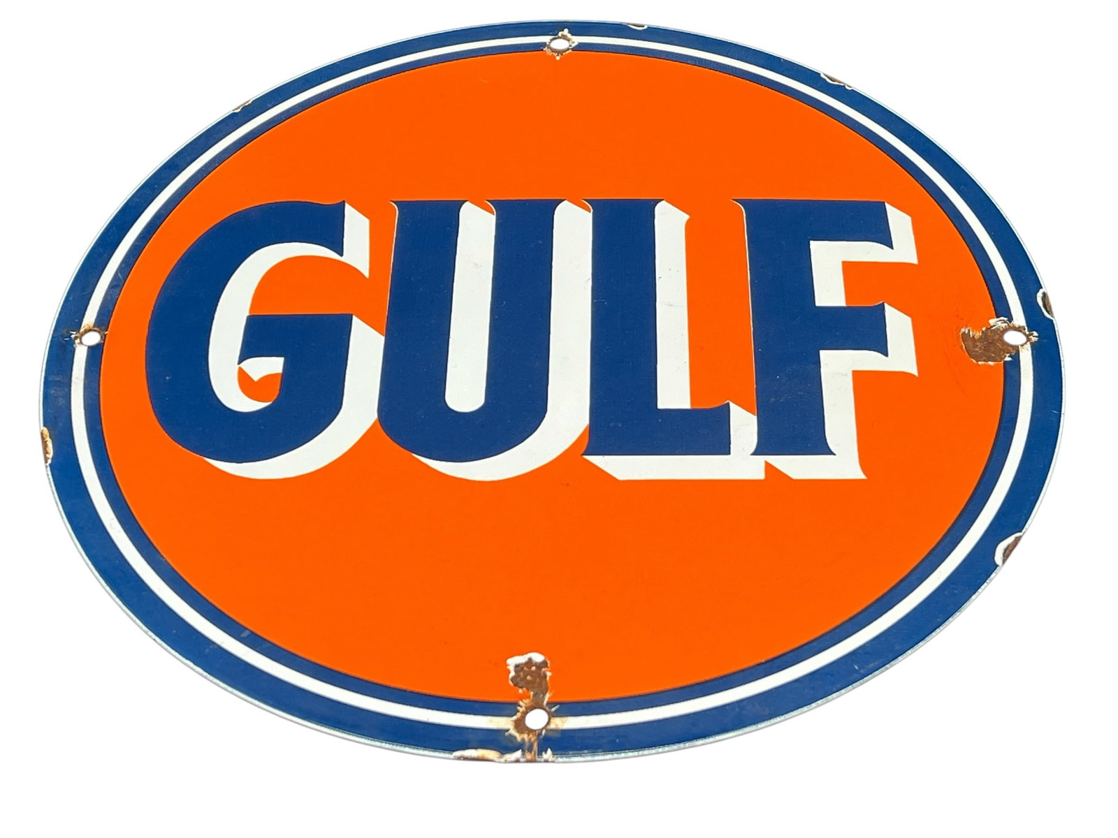Gulf Porcelain Adevertising Sign (1 of 3)