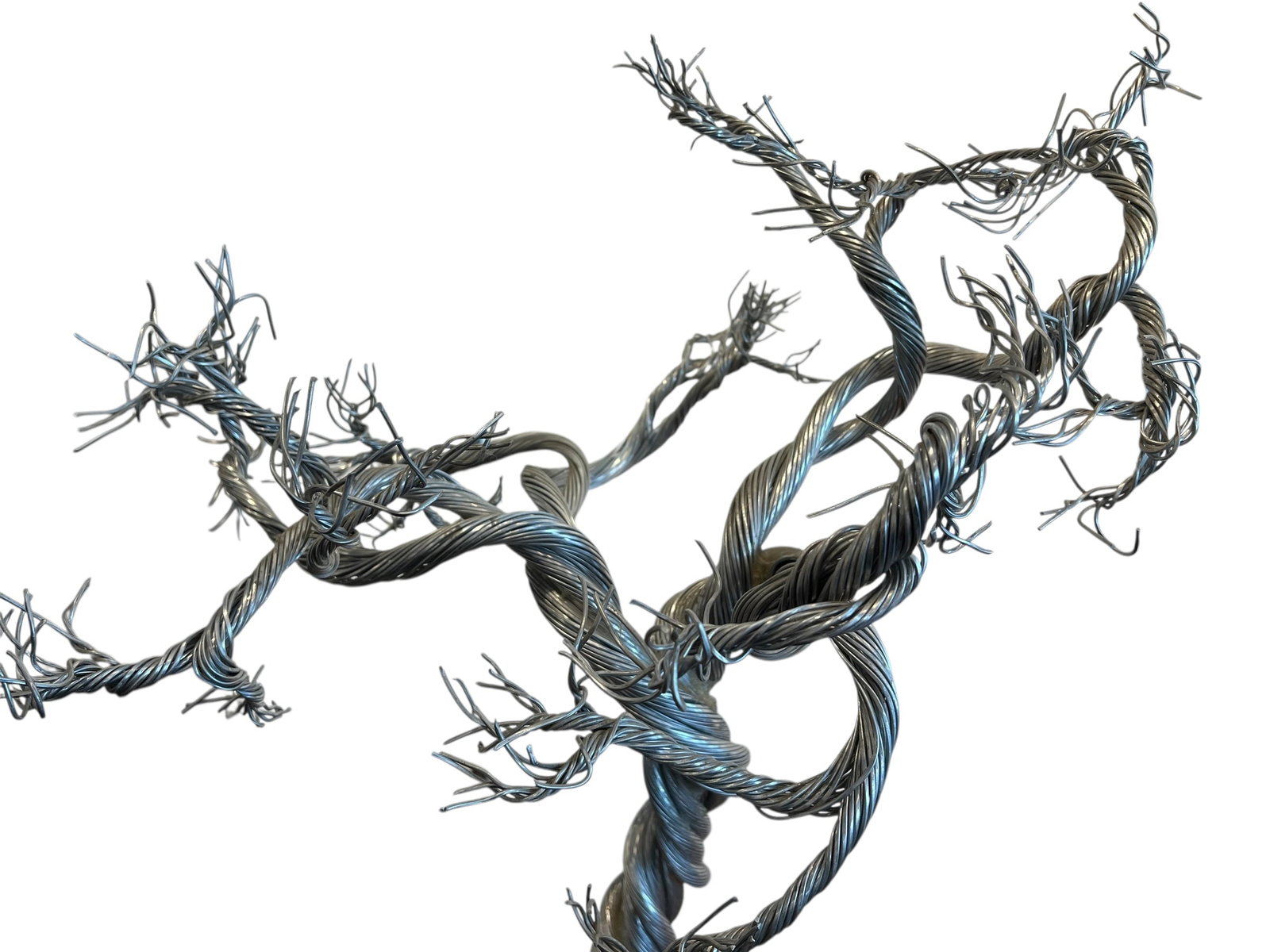 Decorativewire tree sculpture - 2