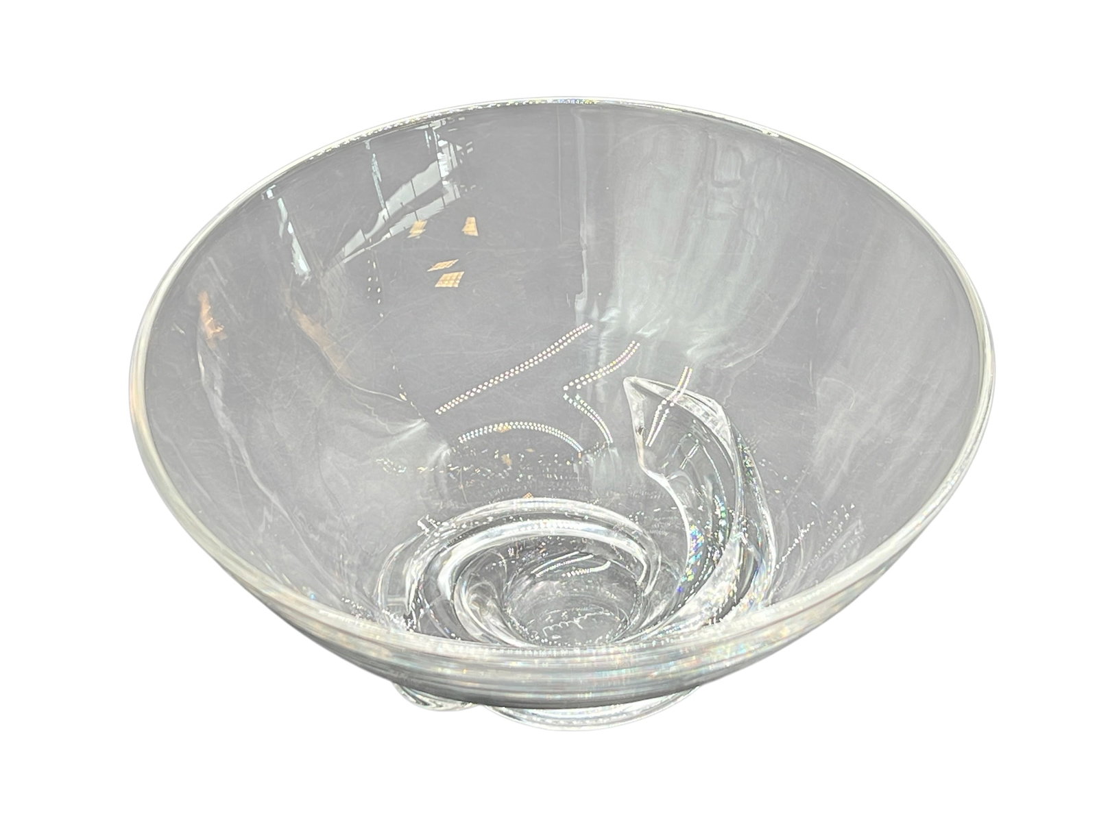 Signed Steuben Glass Bowl (1 of 3)