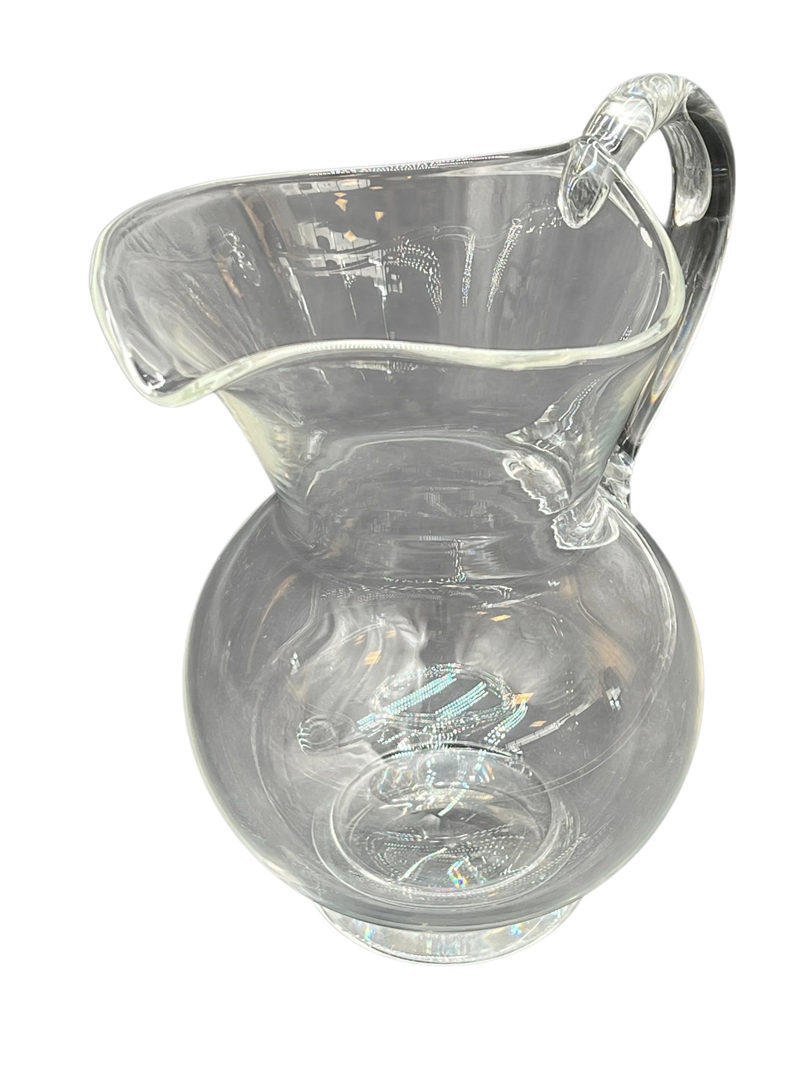 Signed Steuben Glass Pitcher (1 of 3)