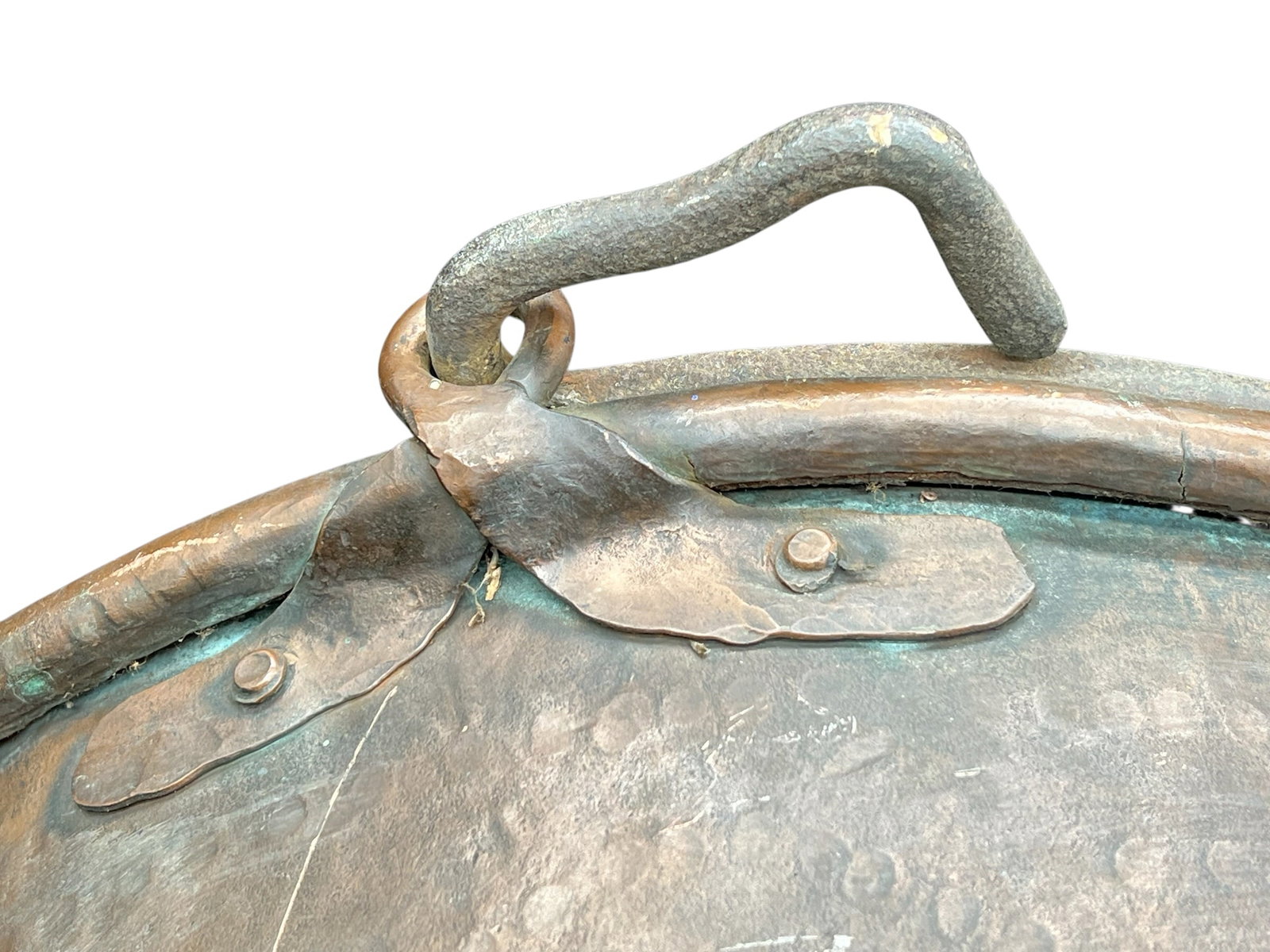 Large Hand Hammered Copper Pot - 4