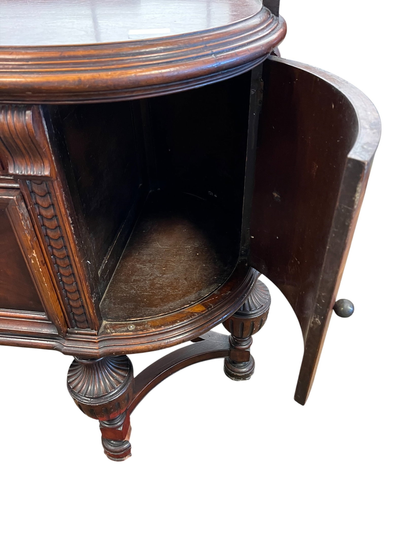 Jacobean Style Walnut Sideboard Buffet - 6