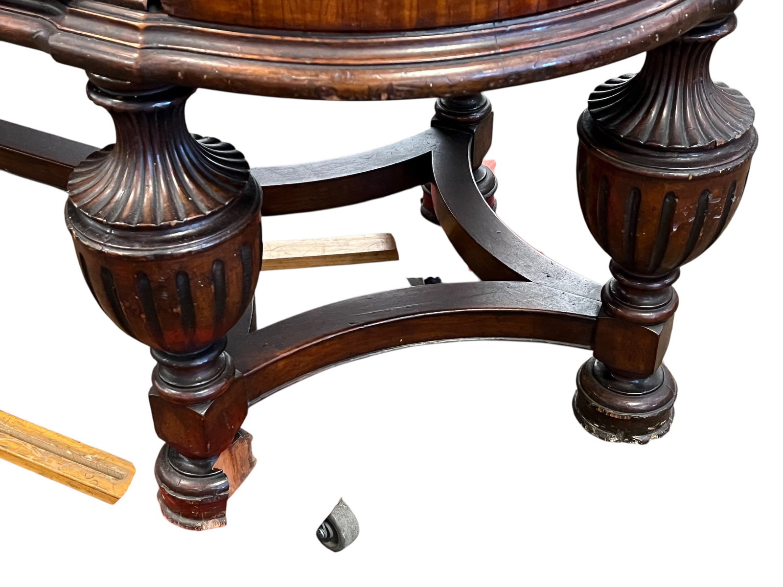 Jacobean Style Walnut Sideboard Buffet - 7