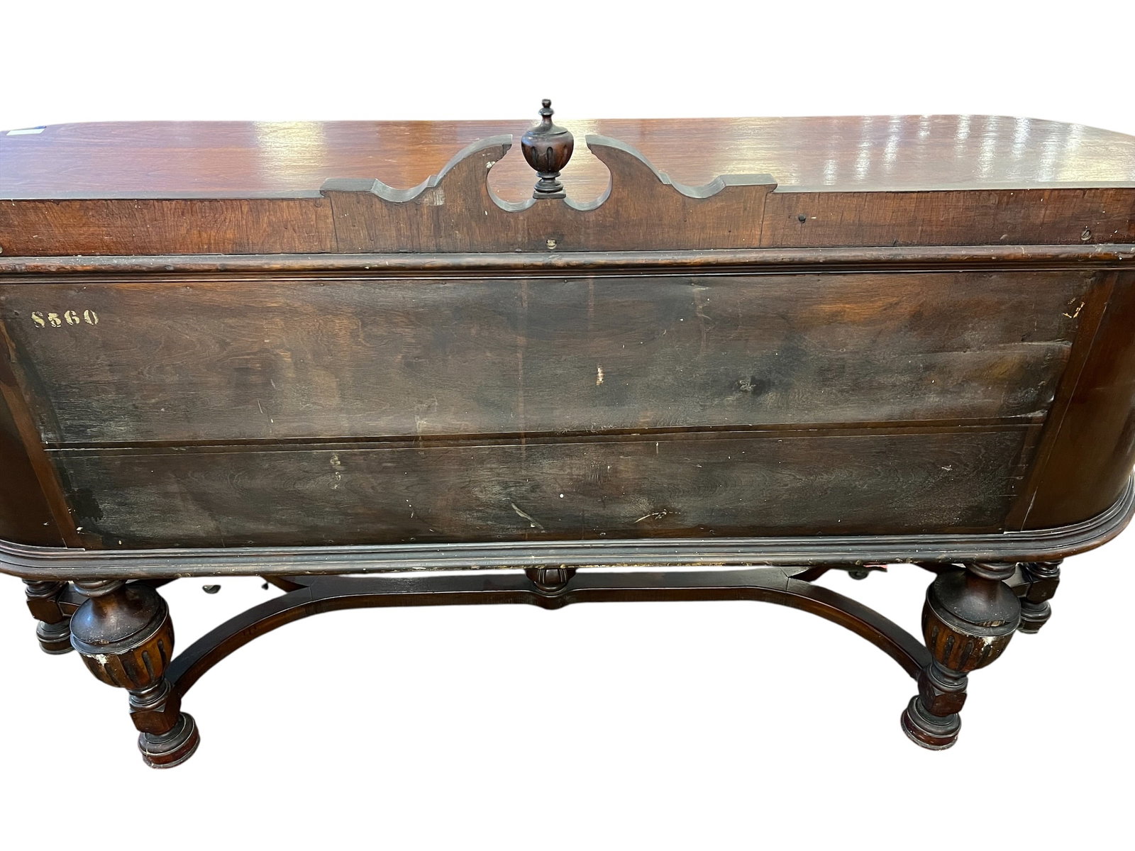 Jacobean Style Walnut Sideboard Buffet - 8
