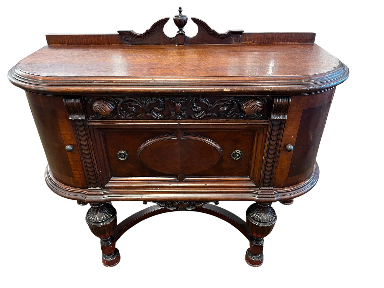 Jacobean Style Walnut Server (1 of 7)