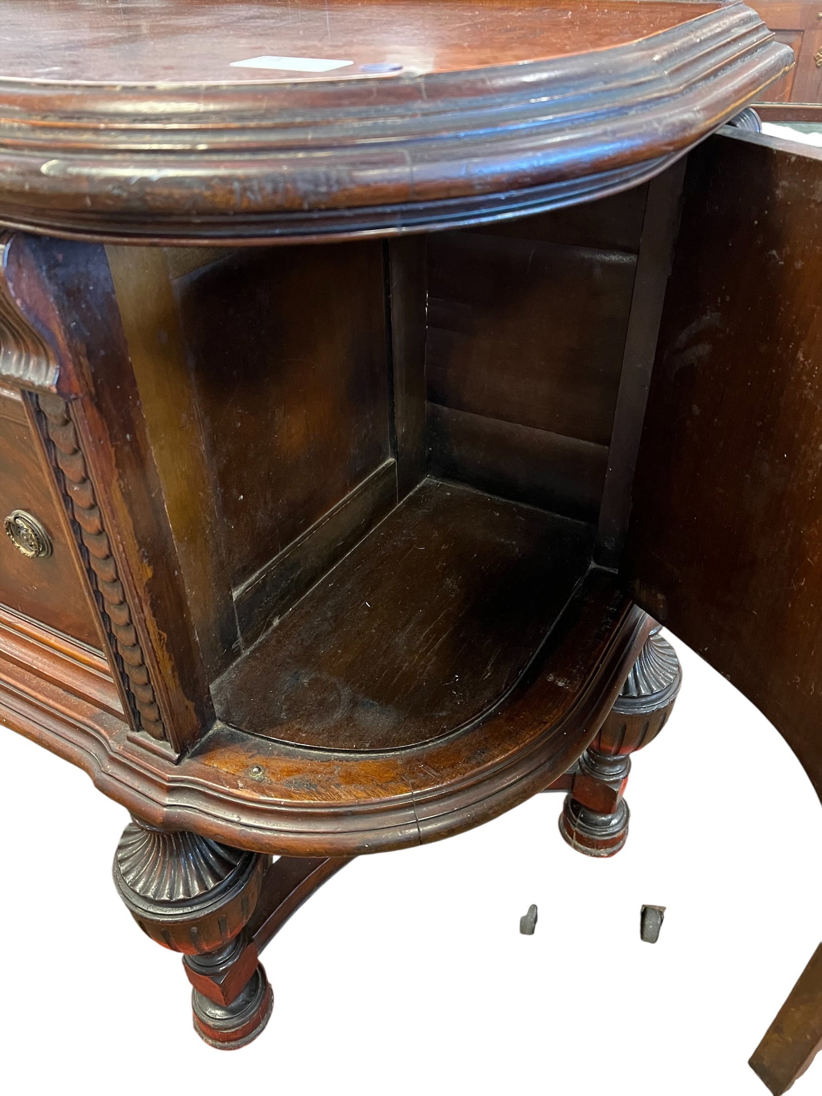 Jacobean Style Walnut Server - 5