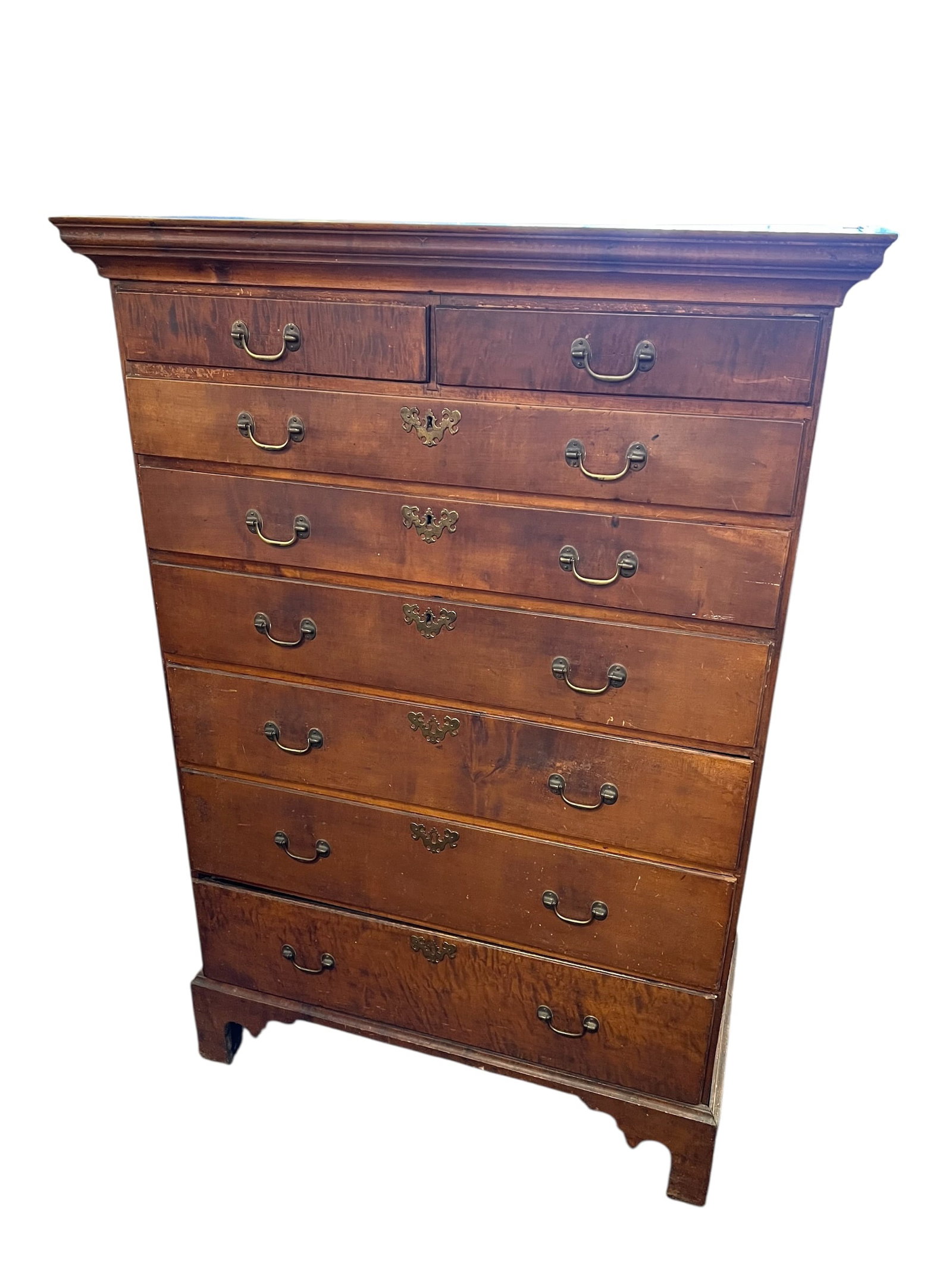 Early maple Highboy Chest - 2