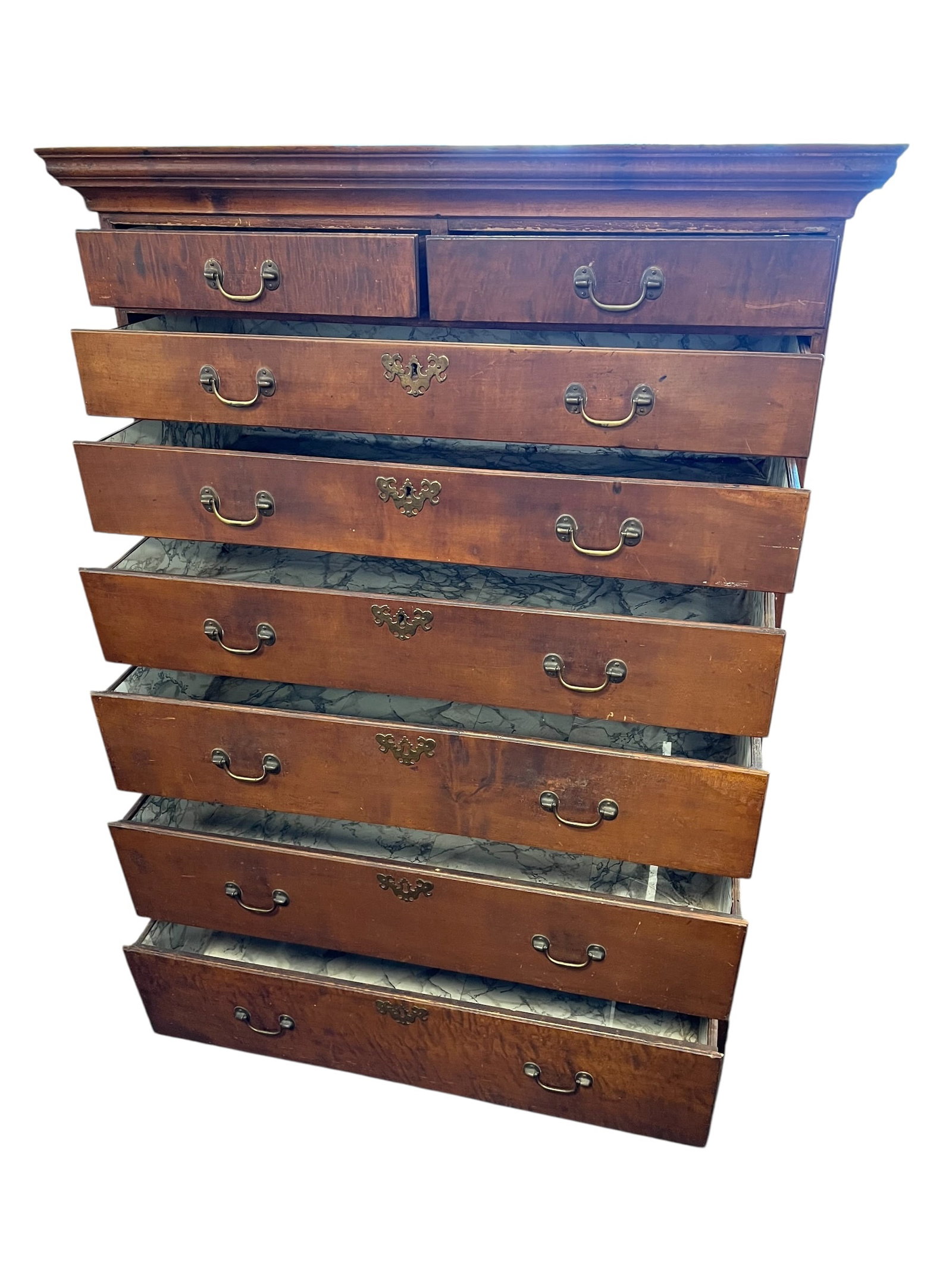 Early maple Highboy Chest - 3