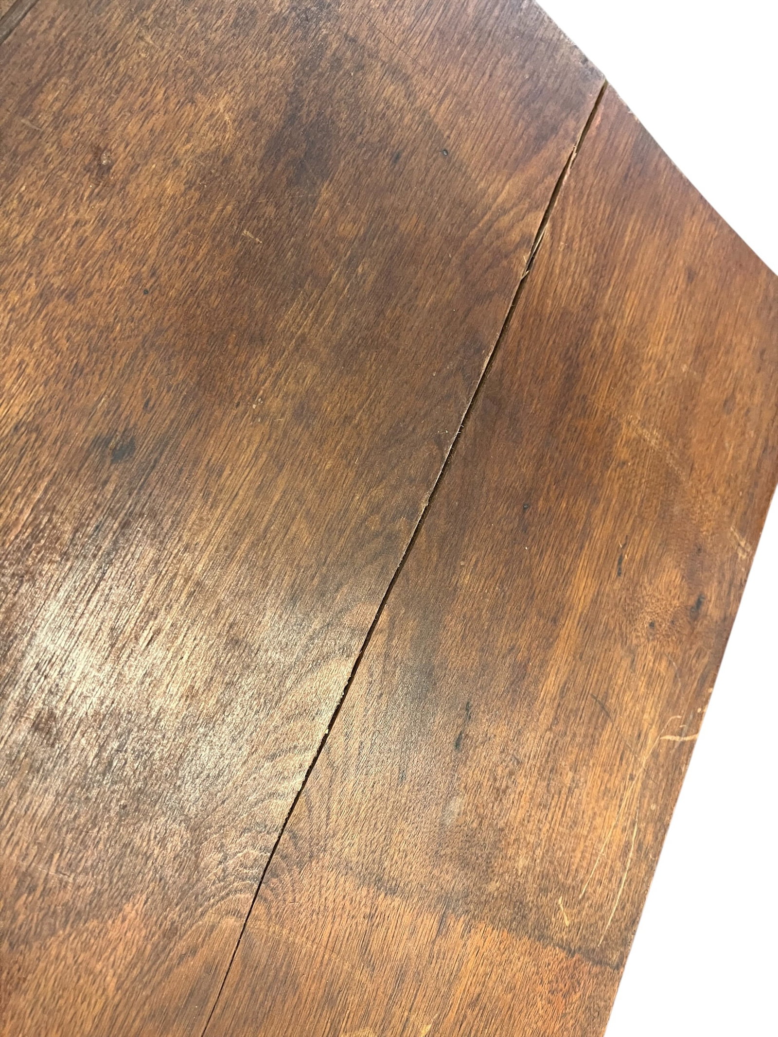 Early Walnut 1 Drawer Dropleaf Stand - 3