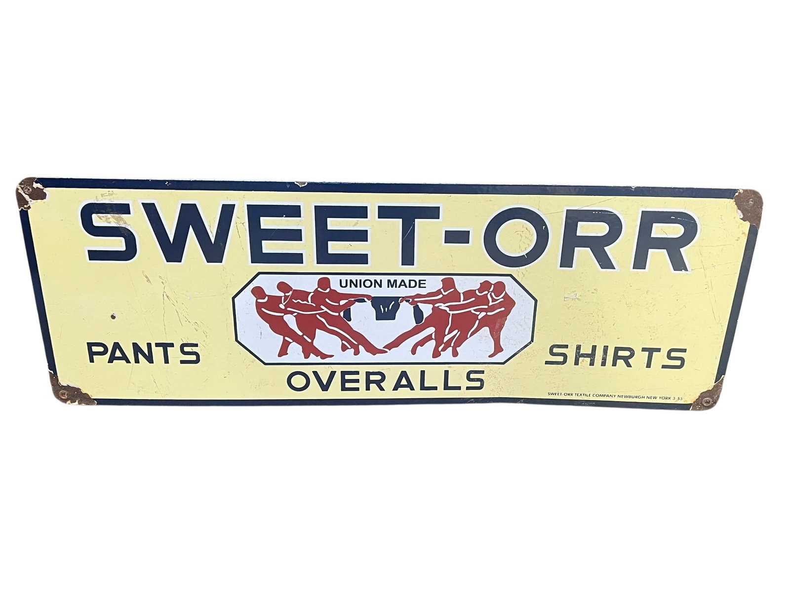 Sweet-Orr Porcelain Advertising Sign (1 of 4)