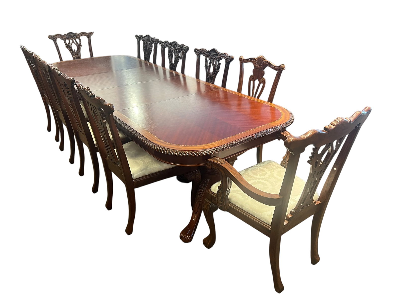 Attributed to Maitlin Smith Diningroom table and 10 Chairs (1 of 14)