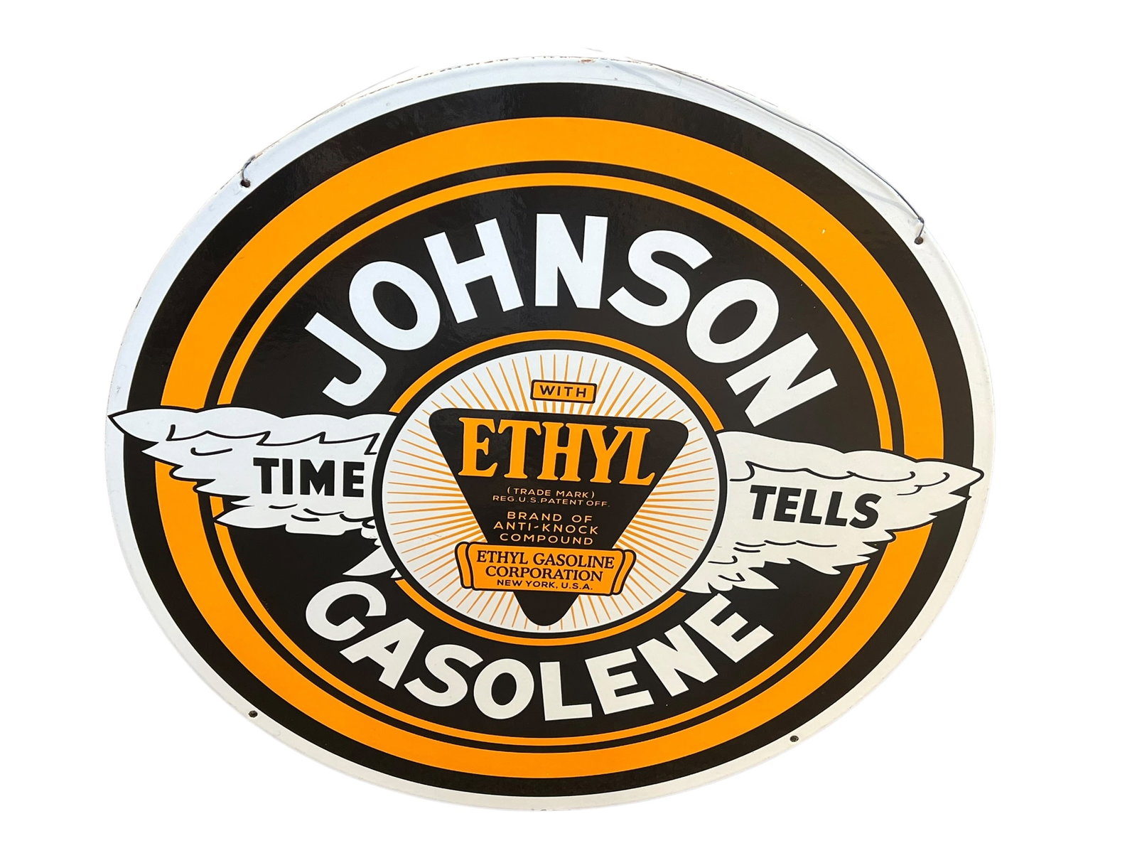 Johnson Porcelain Advertising Sign (1 of 3)