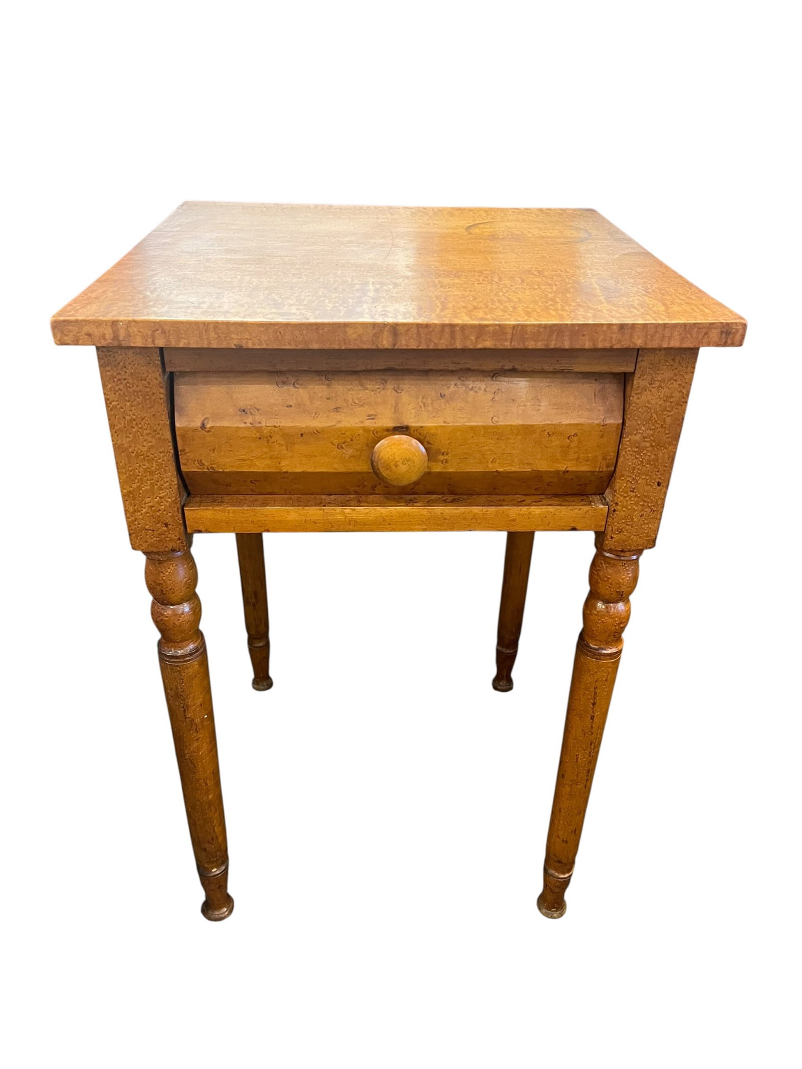 Birds Eye Maple Side Table (1 of 8)