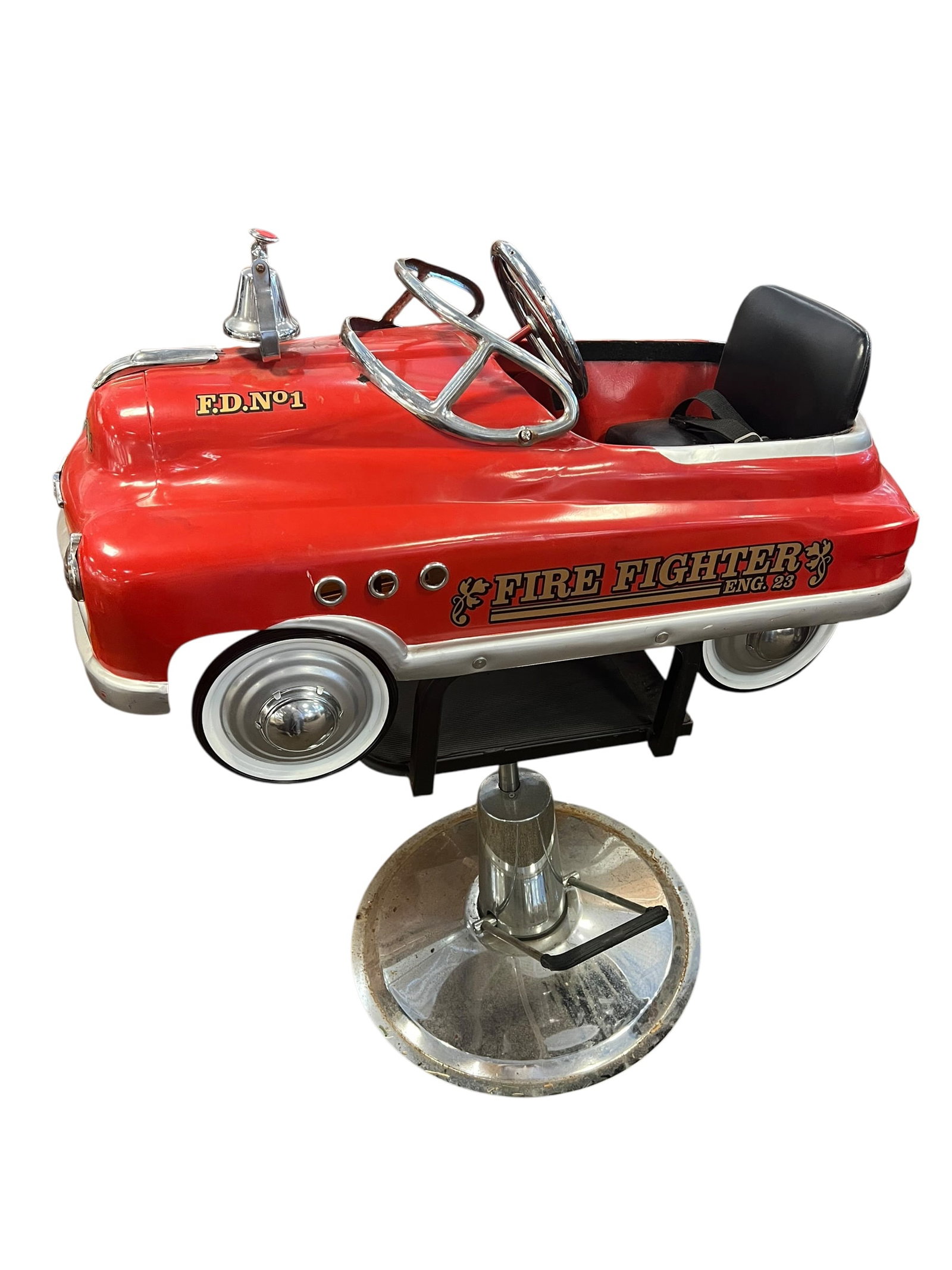 Fire Engine Barber Chair - 2