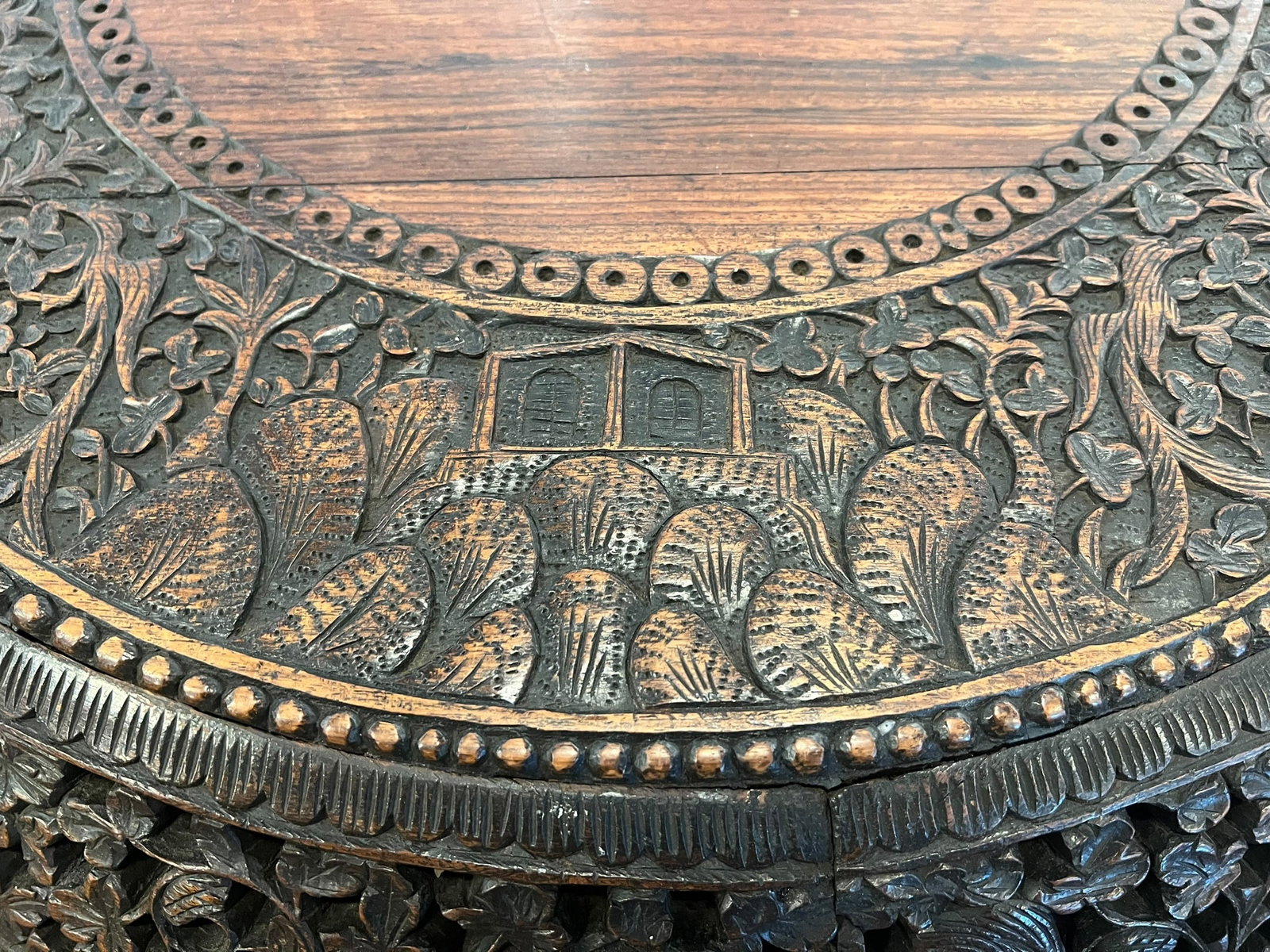 Black Forest Lamp Table - 3