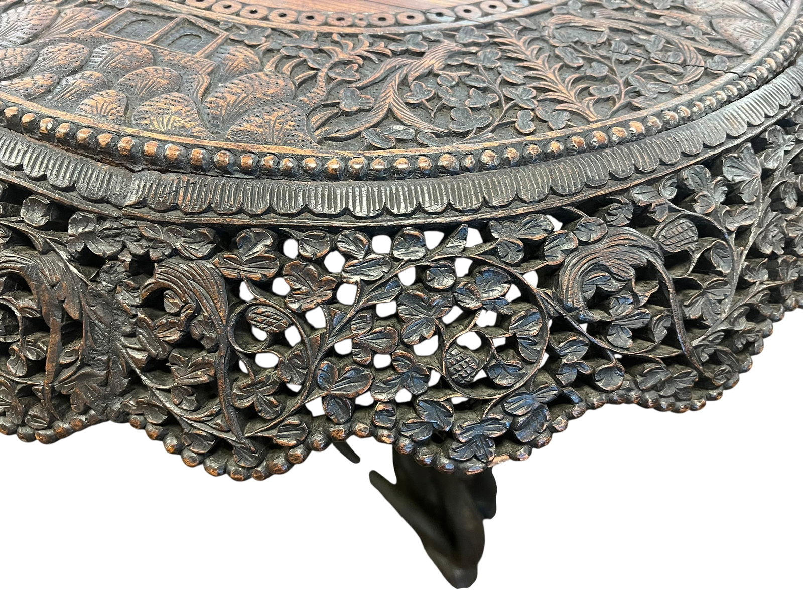 Black Forest Lamp Table - 4