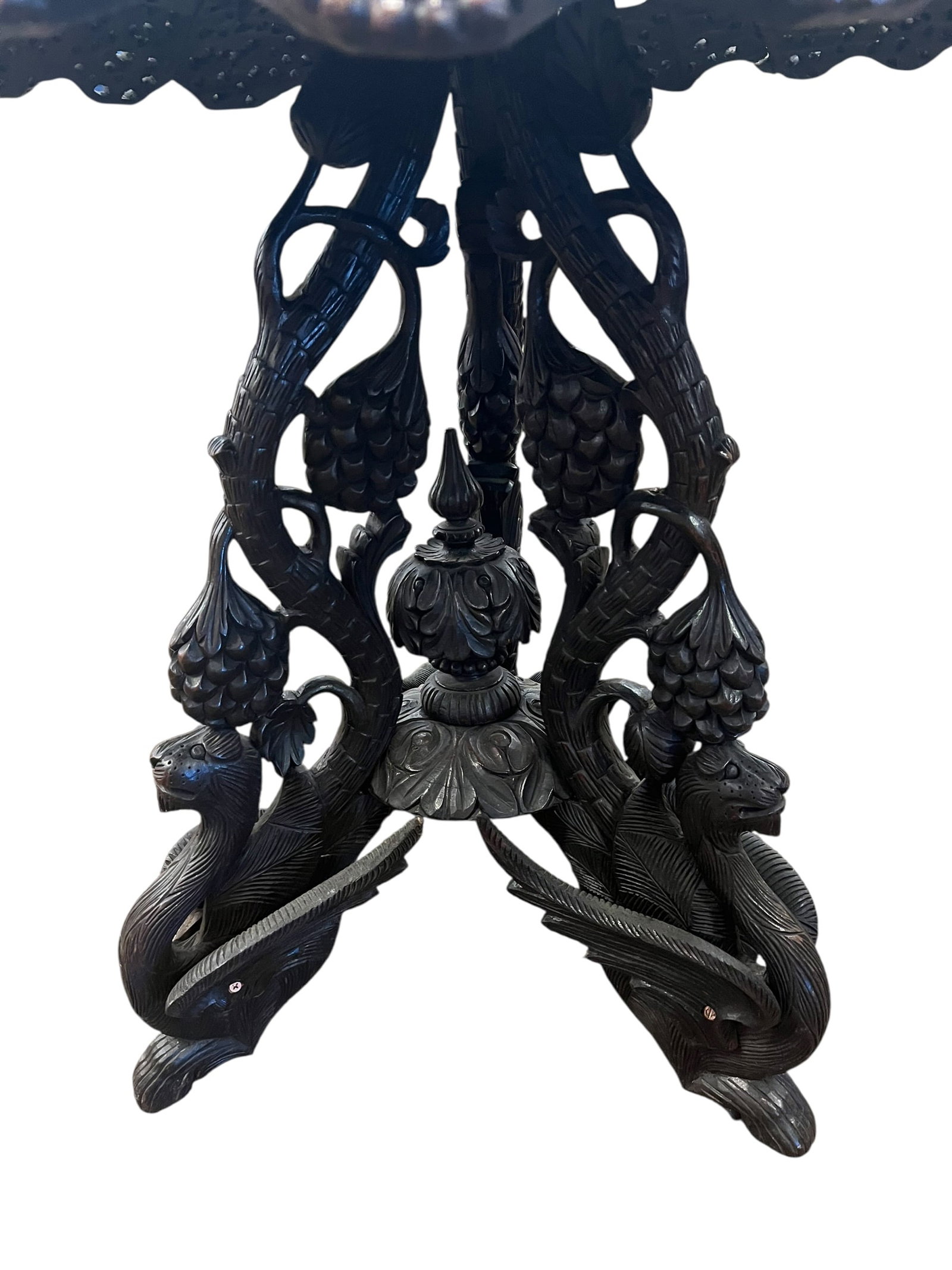 Black Forest Lamp Table - 5