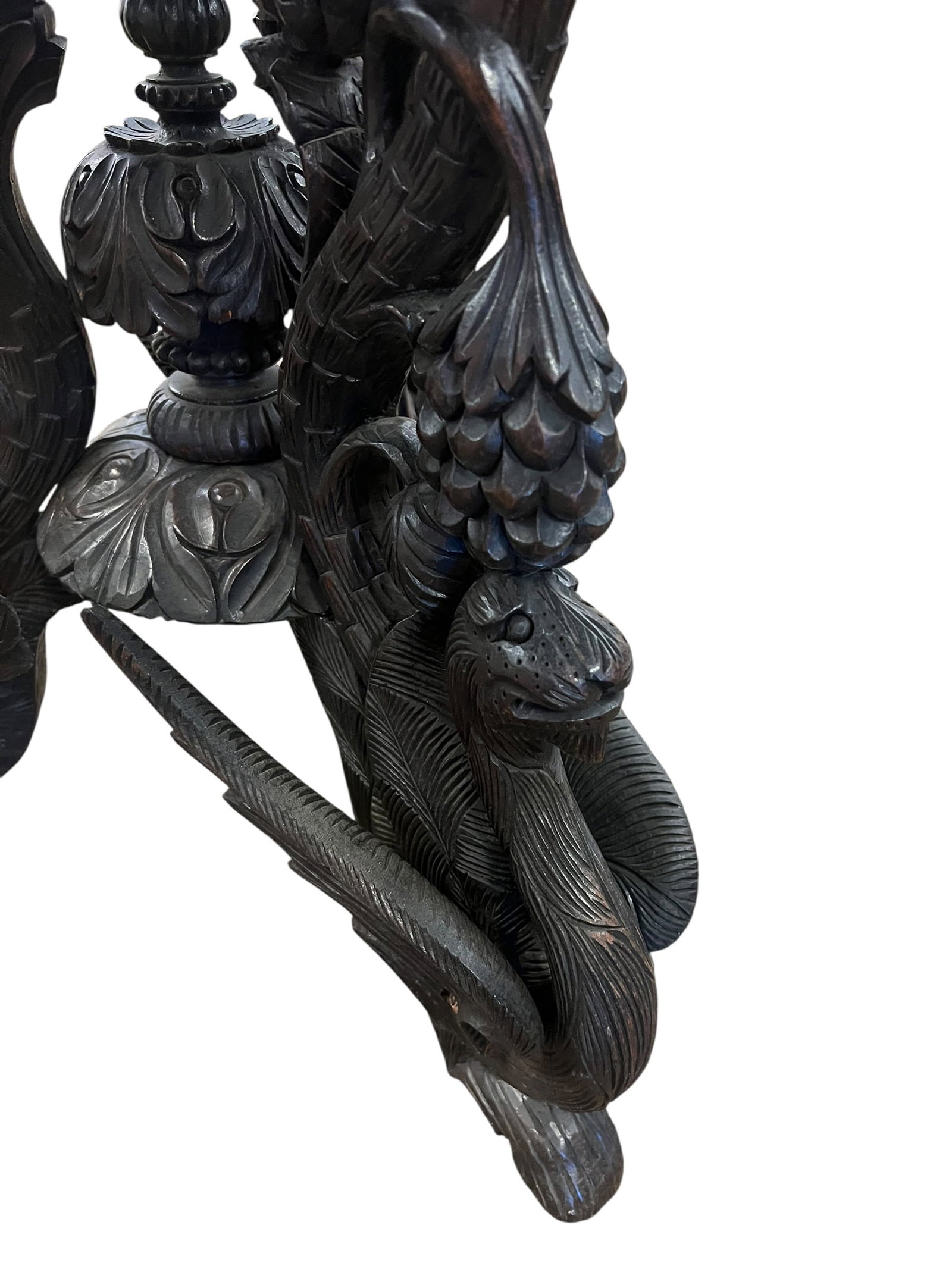 Black Forest Lamp Table - 6