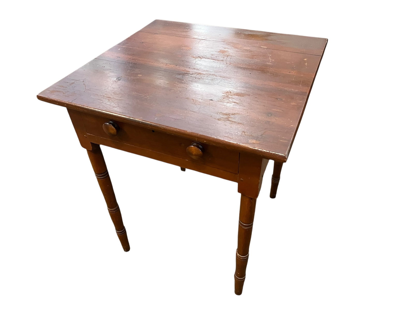 Walnut 1 Drawer Stand - 2