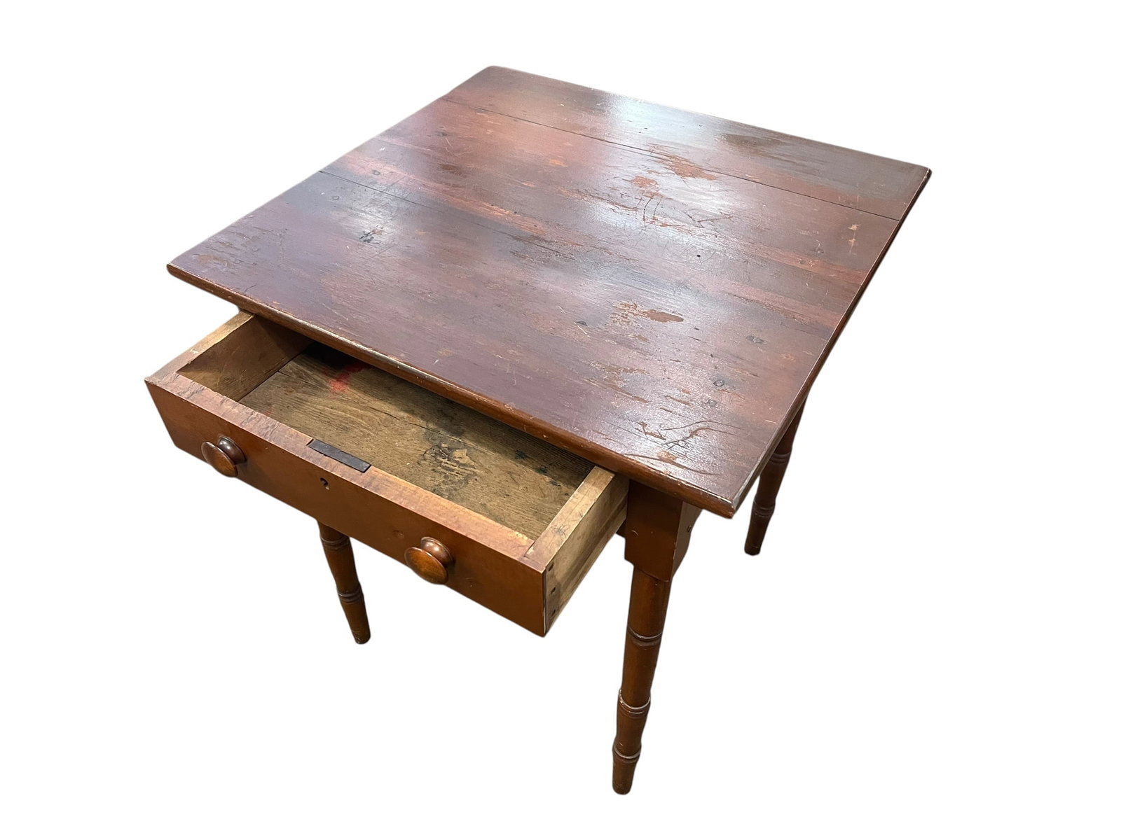 Walnut 1 Drawer Stand - 3