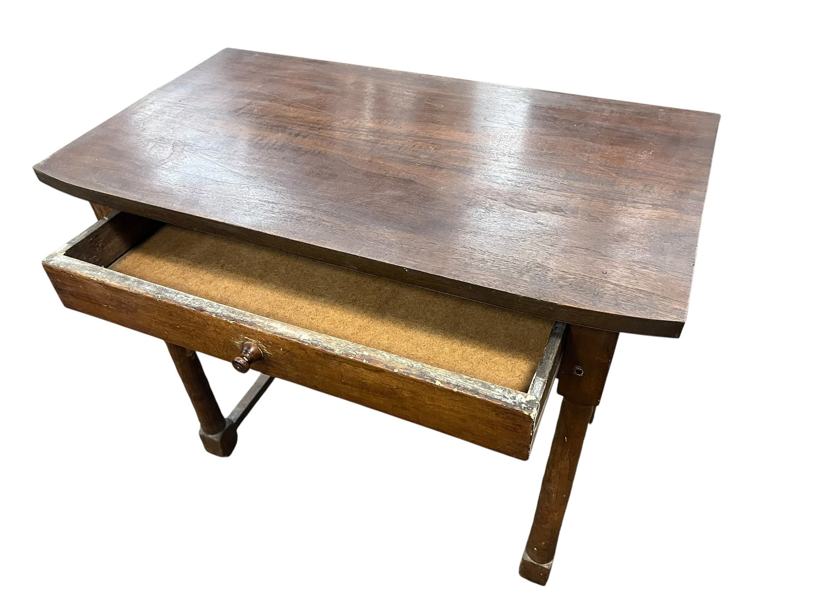 Walnut 1 Drawer Stand - 3