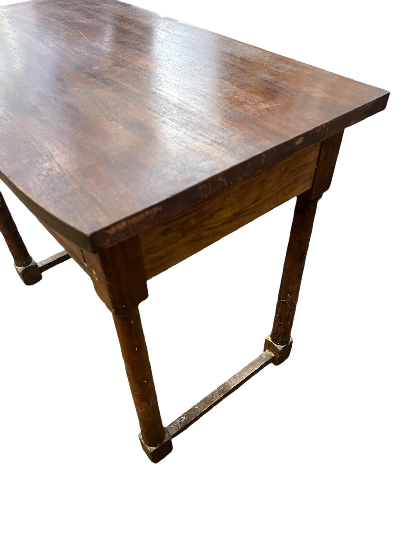 Walnut 1 Drawer Stand - 4