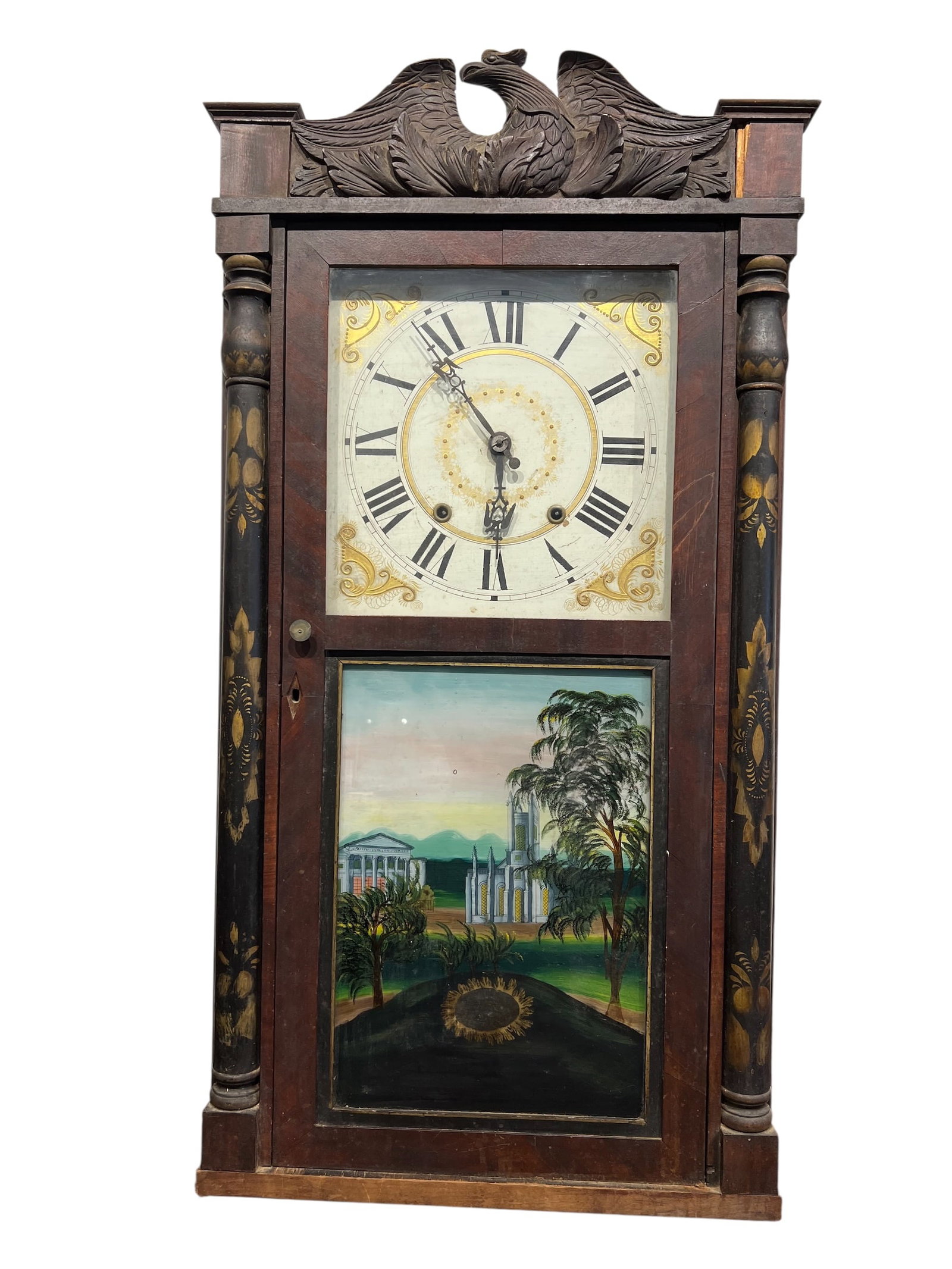 Reverse Painted Clock (1 of 7)