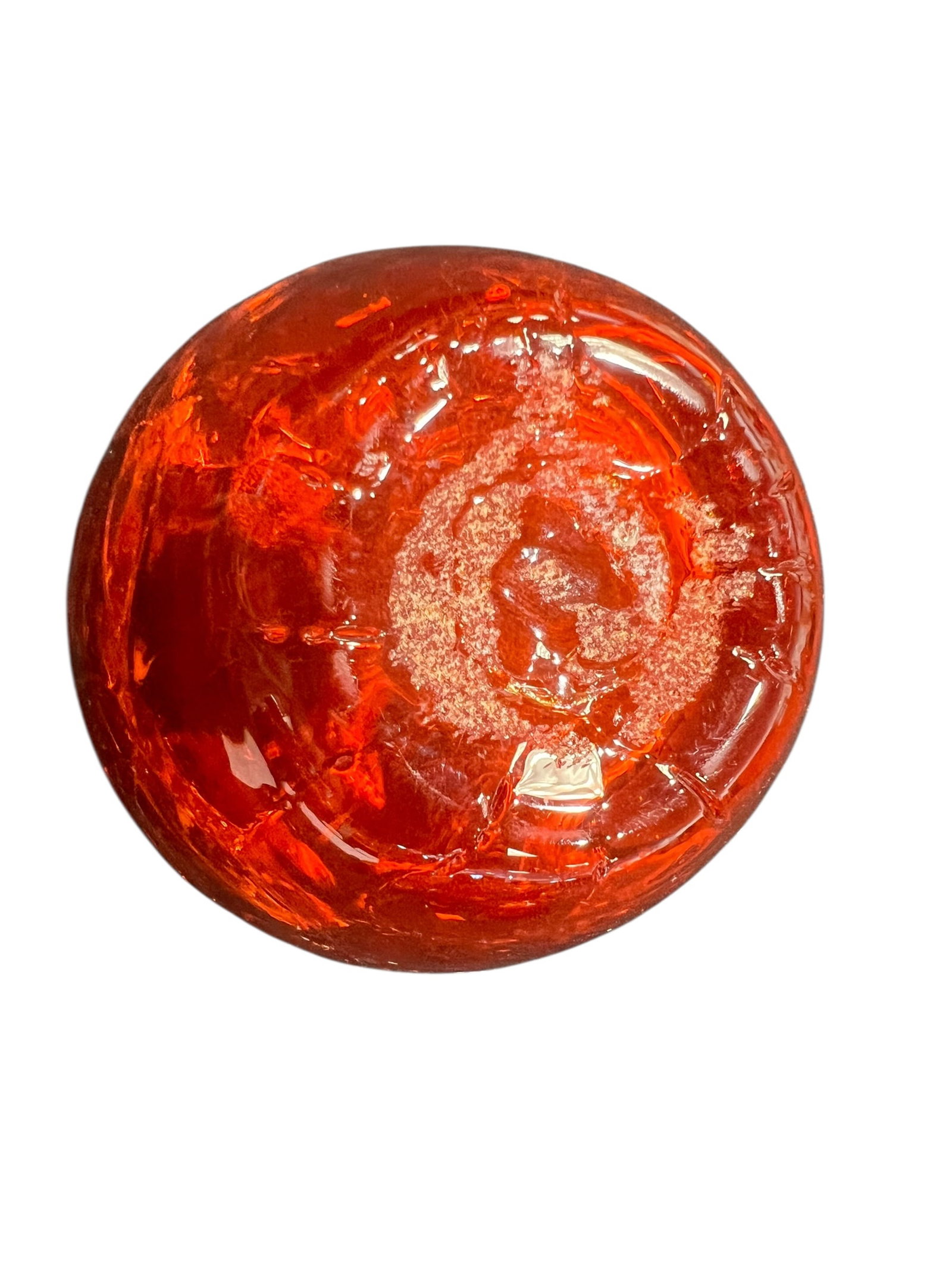 Blenko crackle glass pitcher - 3
