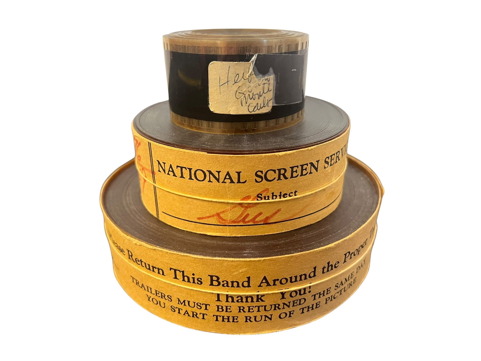 National Screen Service Movie Trailer Film Reels (3) – Original Theater Distribution Materials (1 of 7)