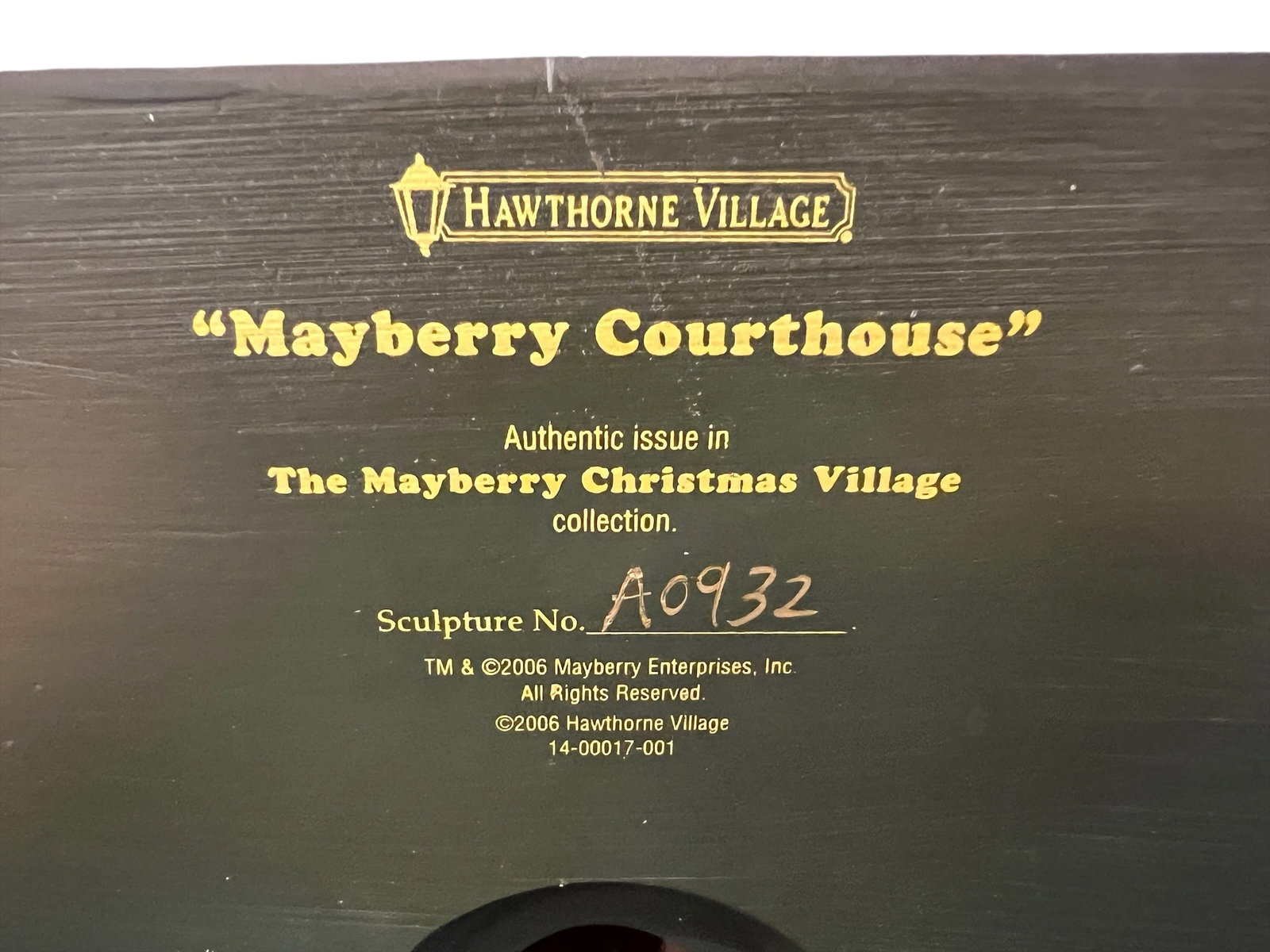 “Mayberry Courthouse?? Lighted Building - 6