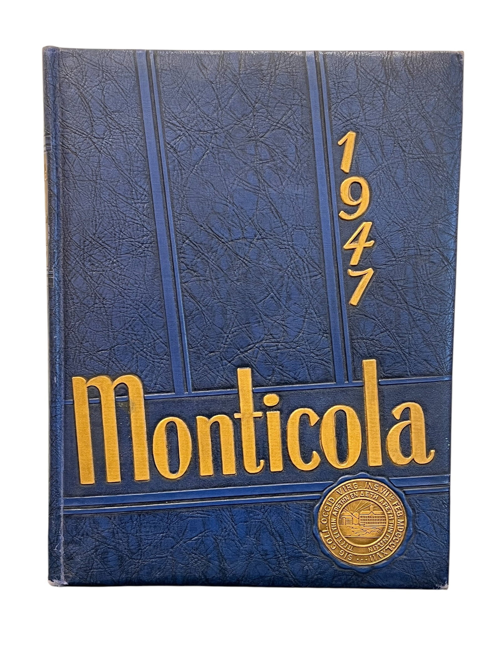 Autographed Monticola 1947 Year Book: The 1947 Monticola is Don Knotts' senior yearbook, and the signature placement is excellent because it appears directly beside his printed name:"Jesse Donald Knotts"For collectors, senior-year items