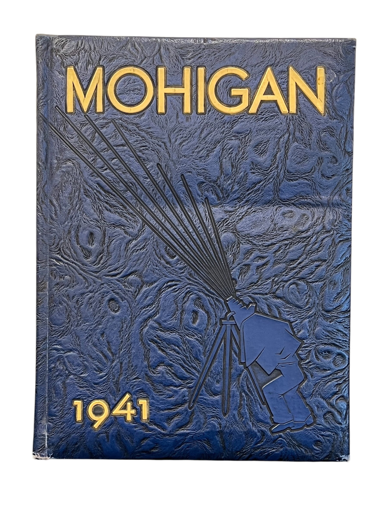 Mohigan 1941: Don Knotts Autographed 1941 Mohigan AnnualSigned on Don Knotts' Junior Class PhotographAmong the most personal and unusual Don Knotts collectibles in existence are the surviving copies of his