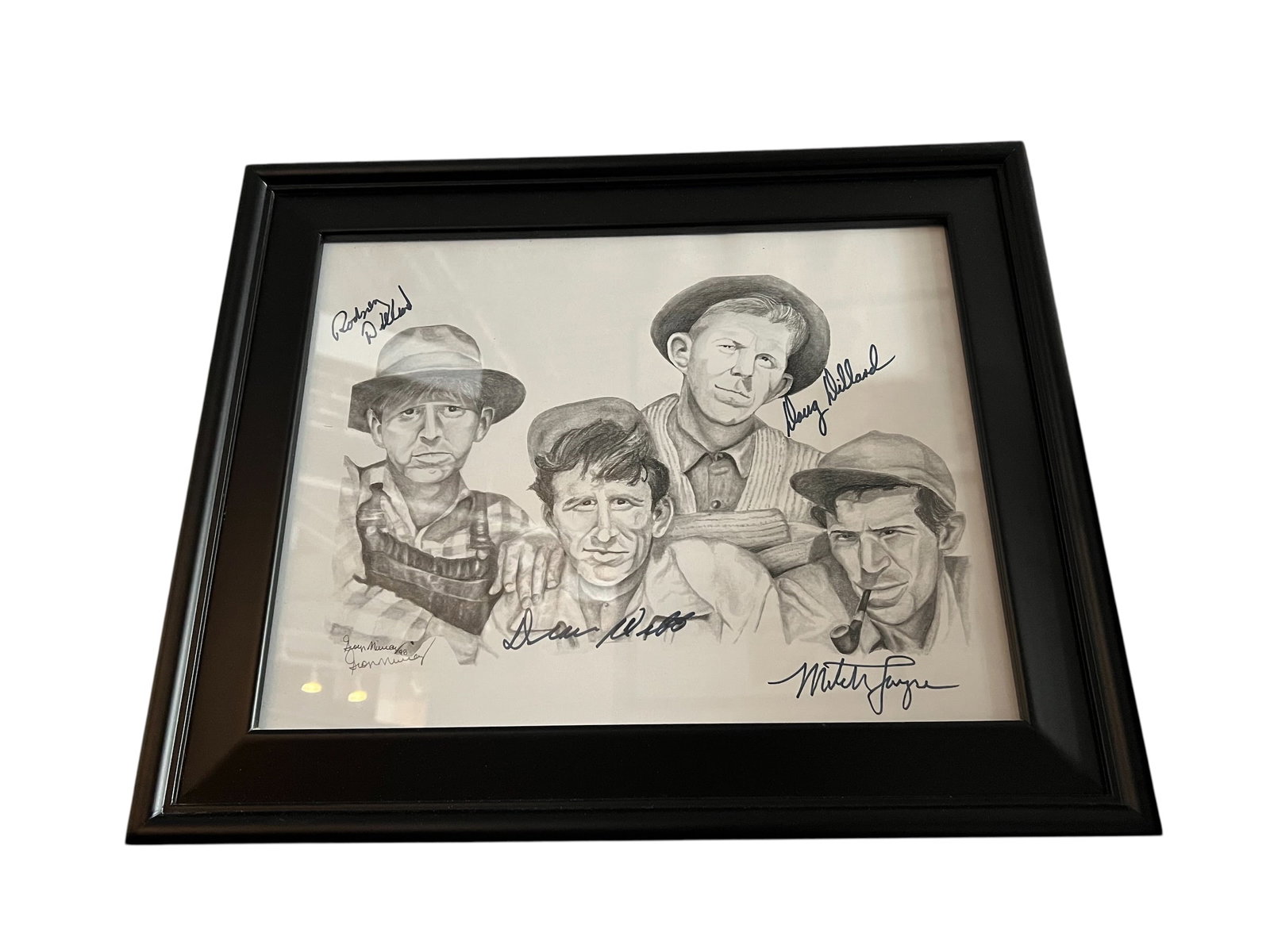 The Andy Griffith Show Darling Family Multi-Signed Art Print Featuring 4 Original Cast Autographs (1 of 6)