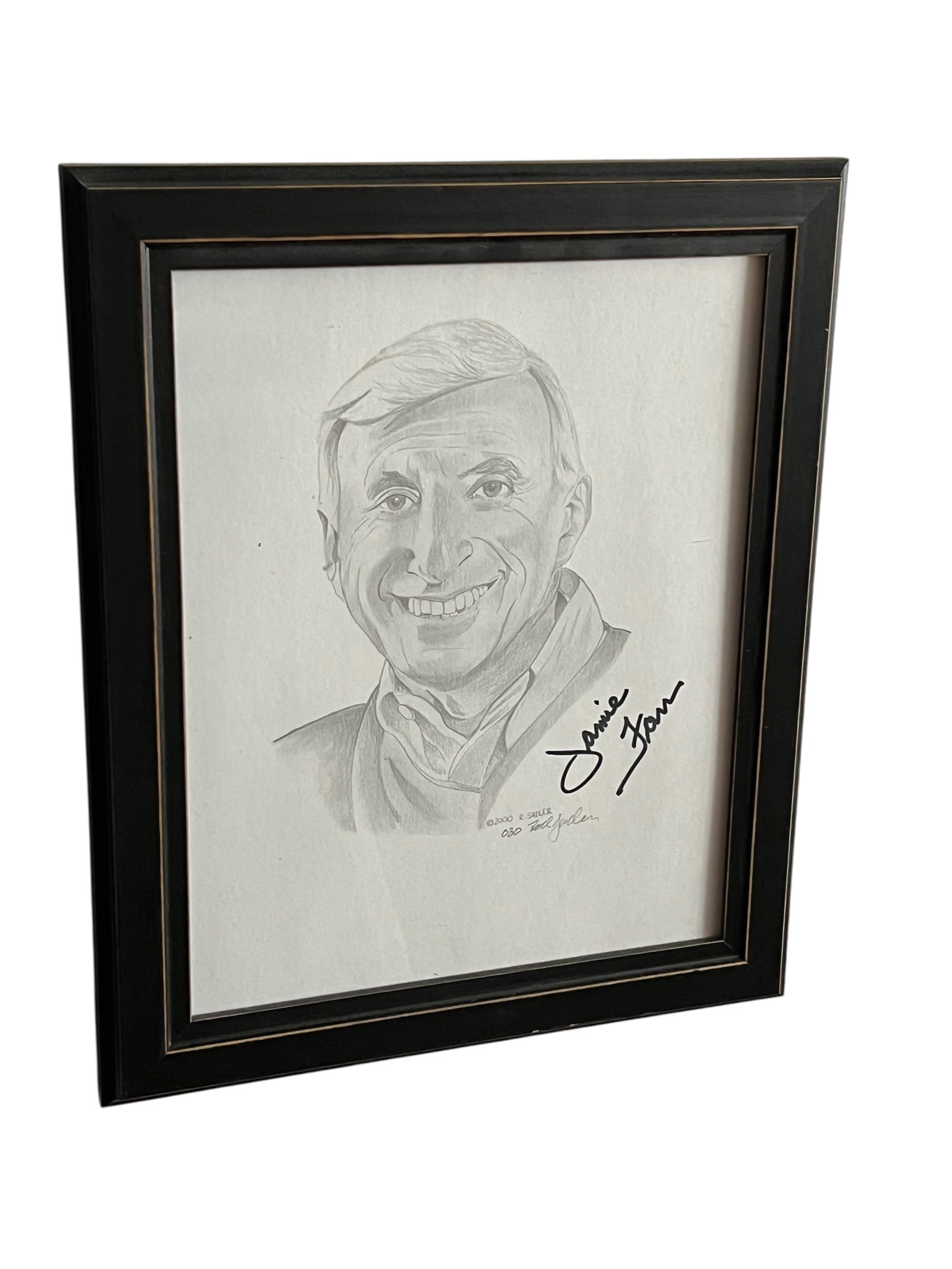 MASH* Star Jamie Farr Signed Rod Sadler Portrait Print (1 of 2)