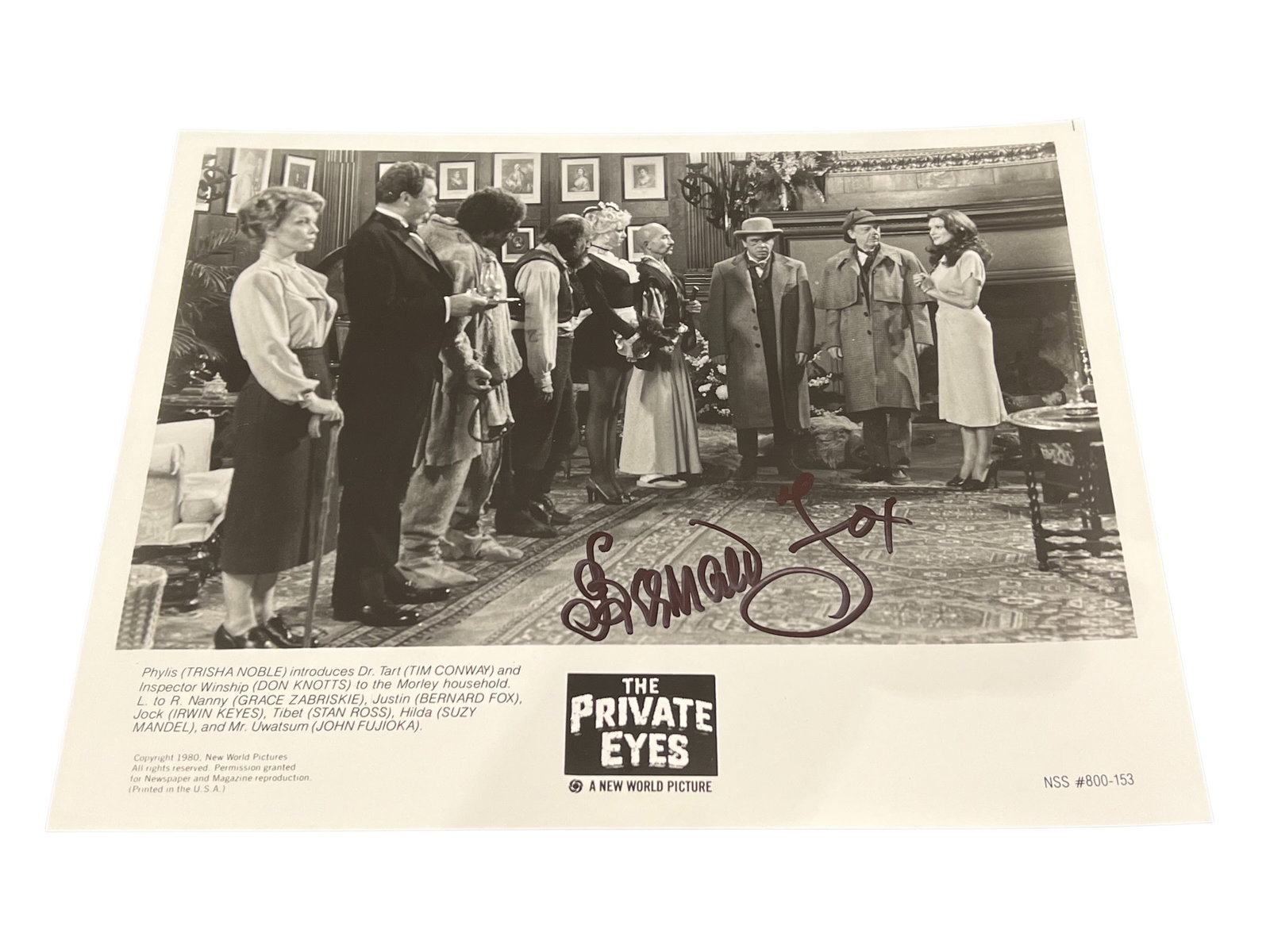 Signed Bernard Fox Photograph (1 of 5)
