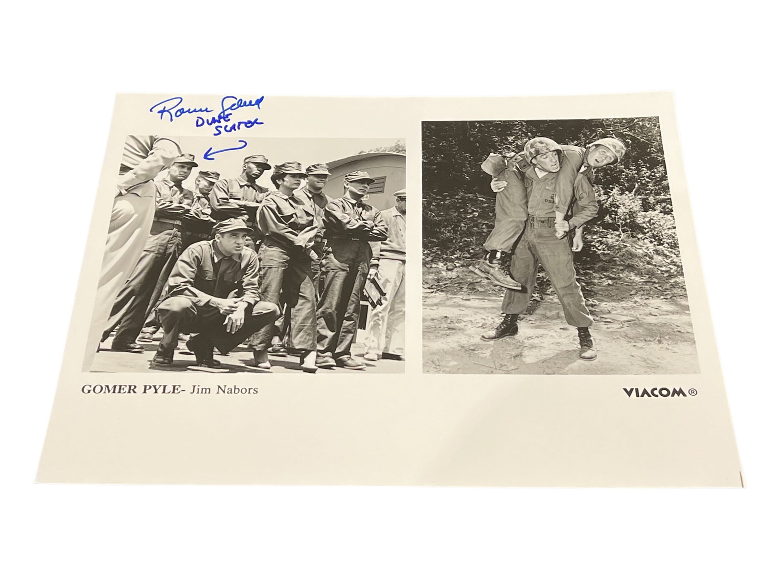 Signed Ronnie Schell Photograph (1 of 2)