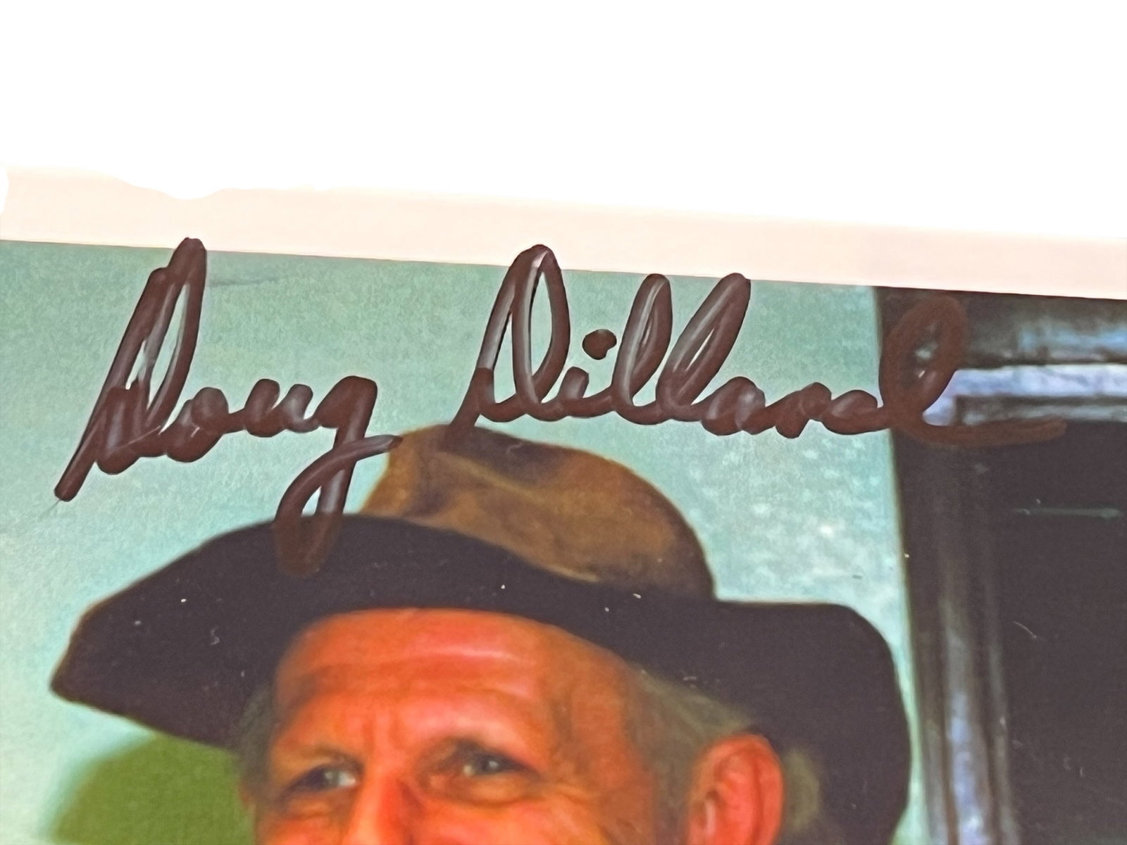 Autographed Doug Dillard (one of the Darling Boys) Signed Photograph - 2
