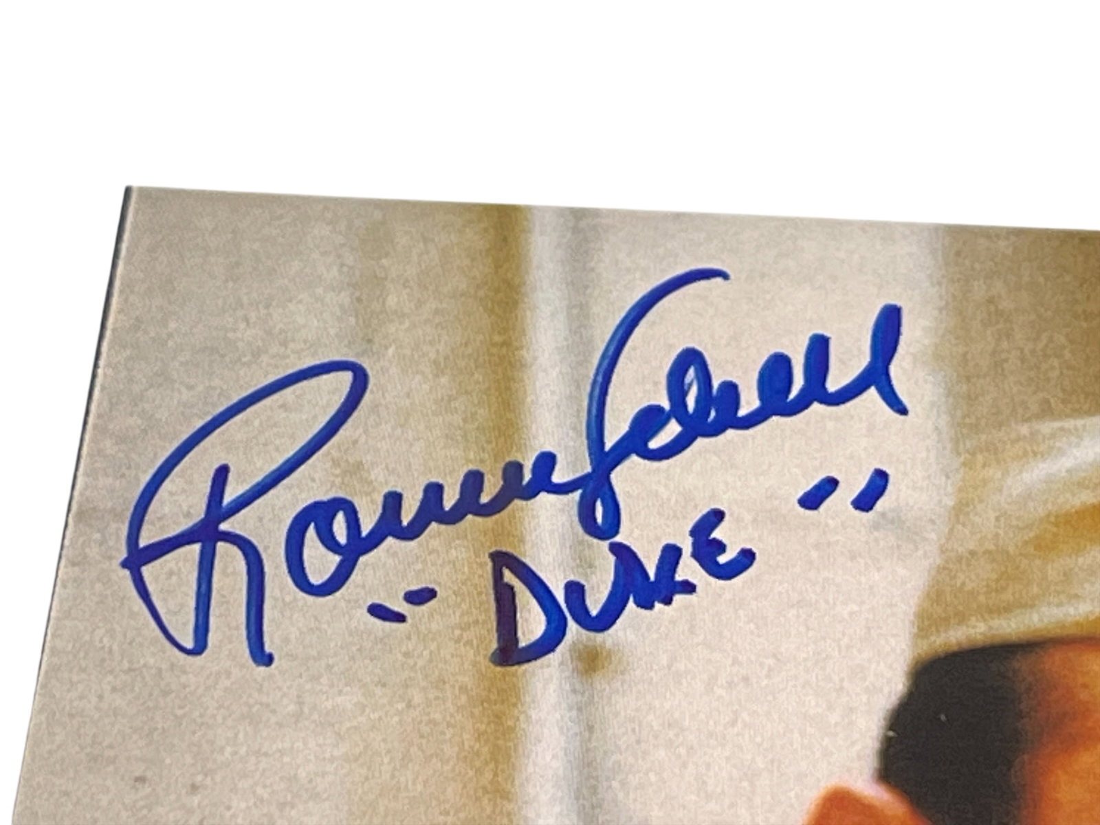 Signed Ronnie Schell - "Duke Slater" and Elizabeth McRae "Lou Ann Povie" Photograph - 2