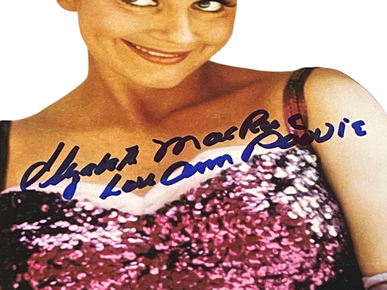 Signed Ronnie Schell - "Duke Slater" and Elizabeth McRae "Lou Ann Povie" Photograph - 3